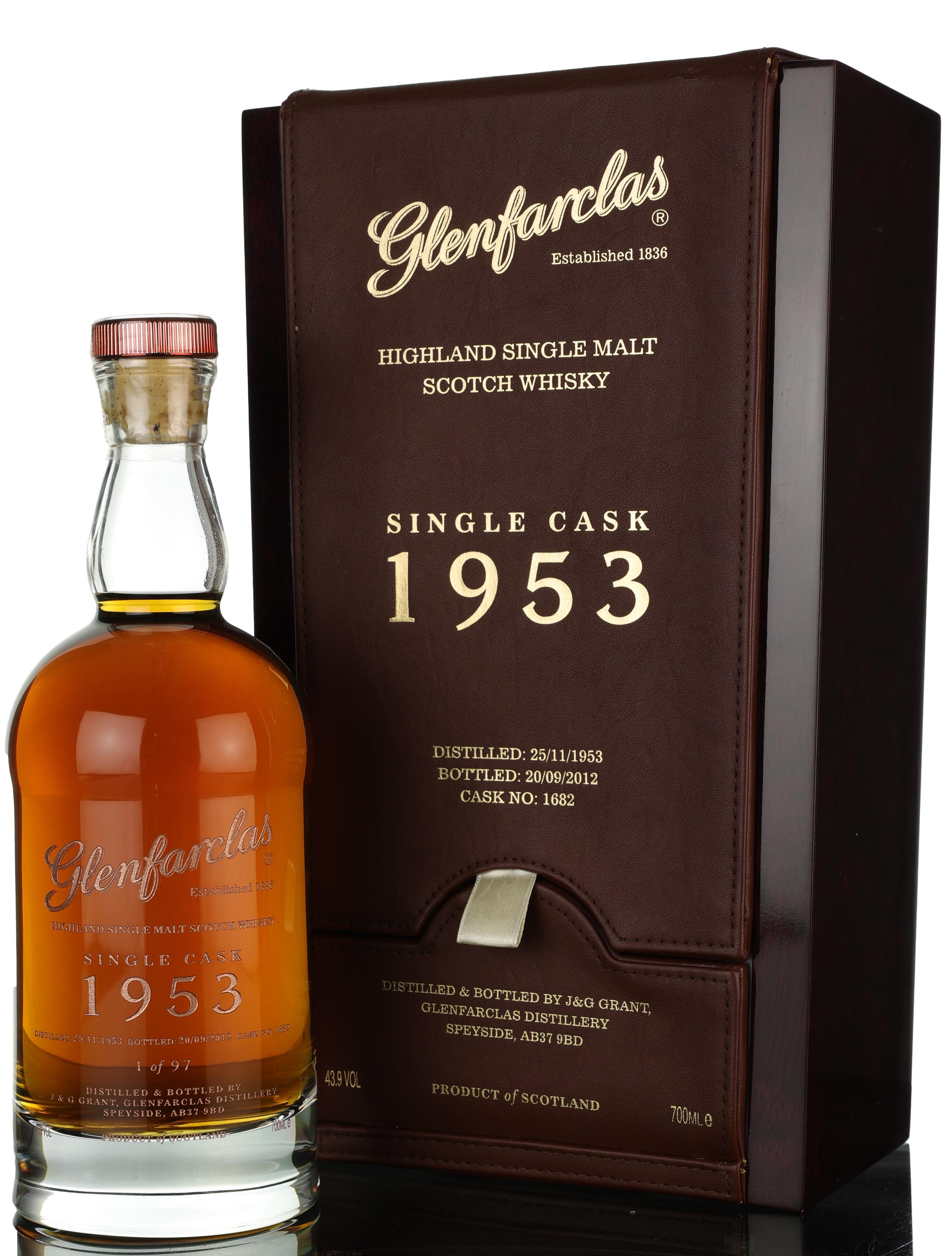 Glenfarclas 1953-2012 - 58 Year Old - Single Cask 1682