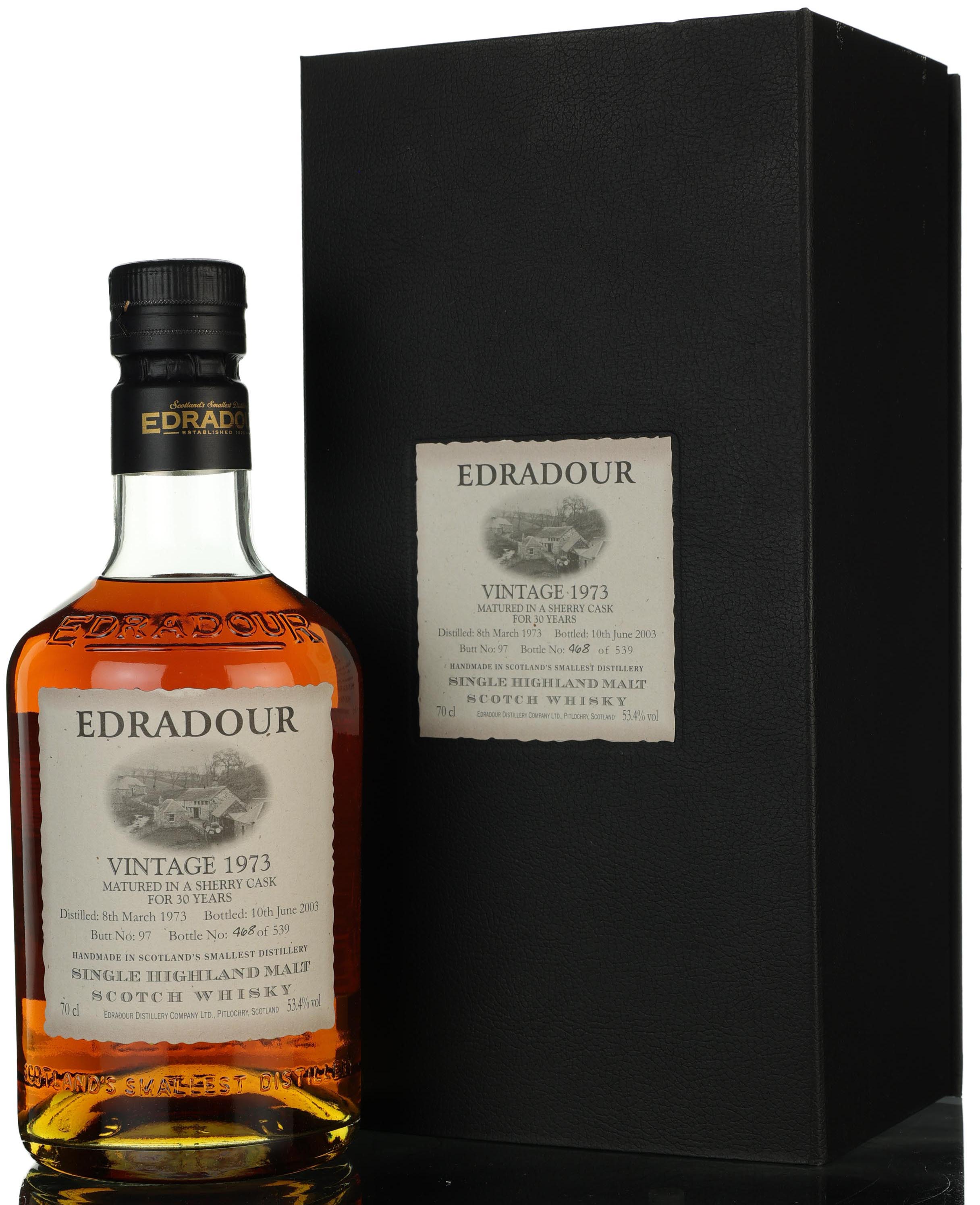 Edradour 1973-2003 - 30 Year Old - Single Cask 97