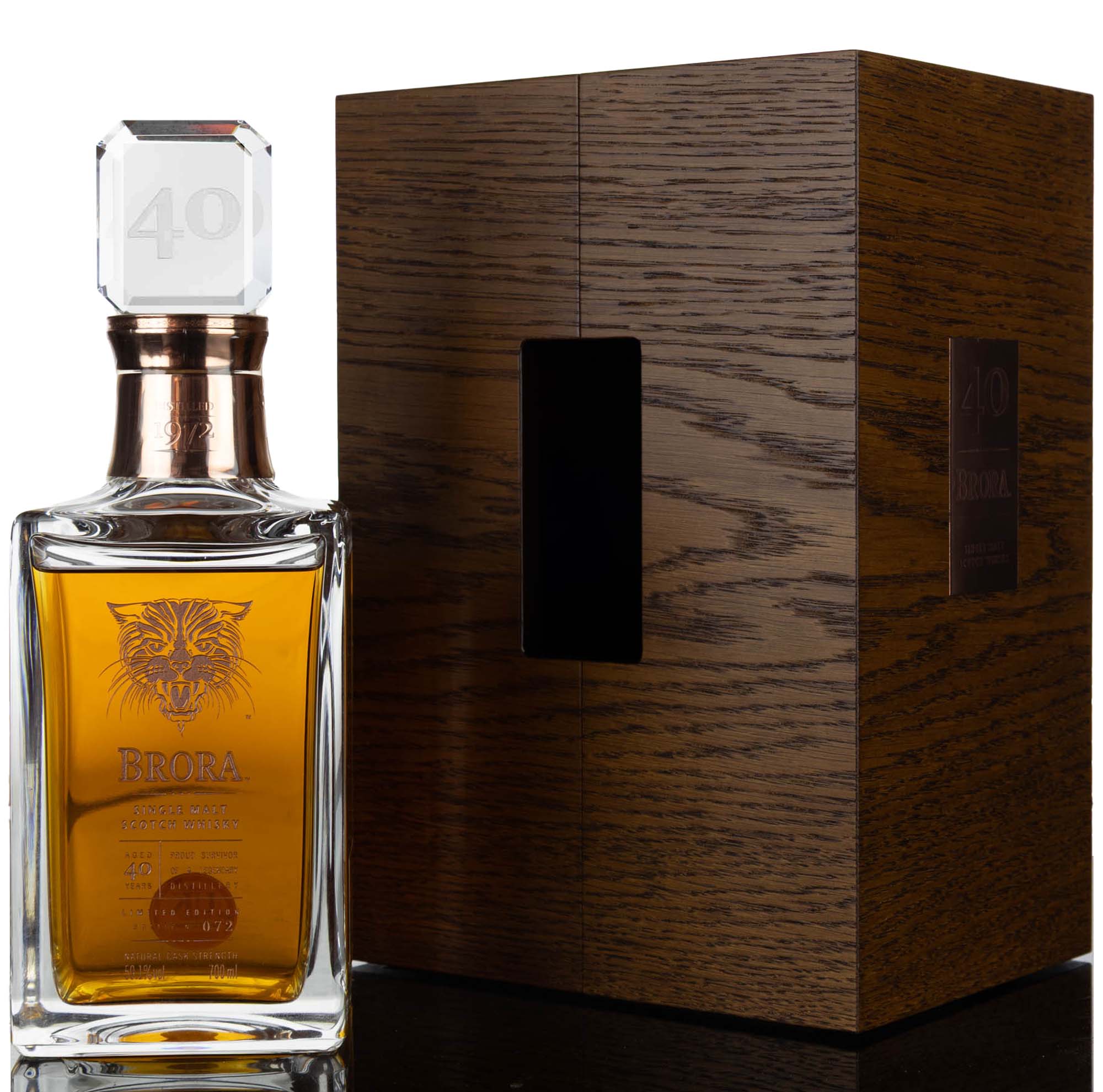 Brora 1972 - 40 Year Old - Single Cask - World of Whiskies Exclusive