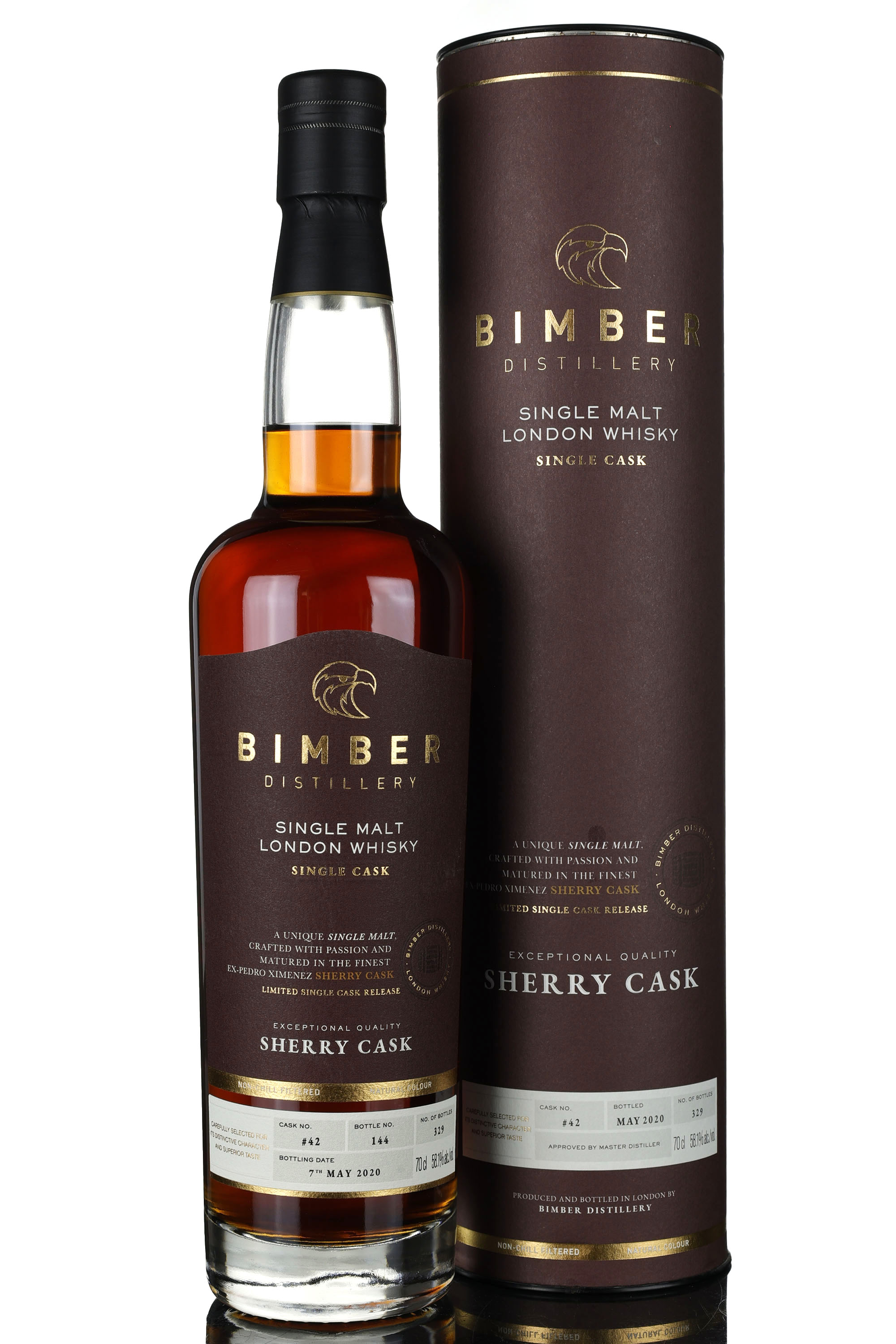 Bimber Single Cask 42 - 2020 Release - UK Exclusive