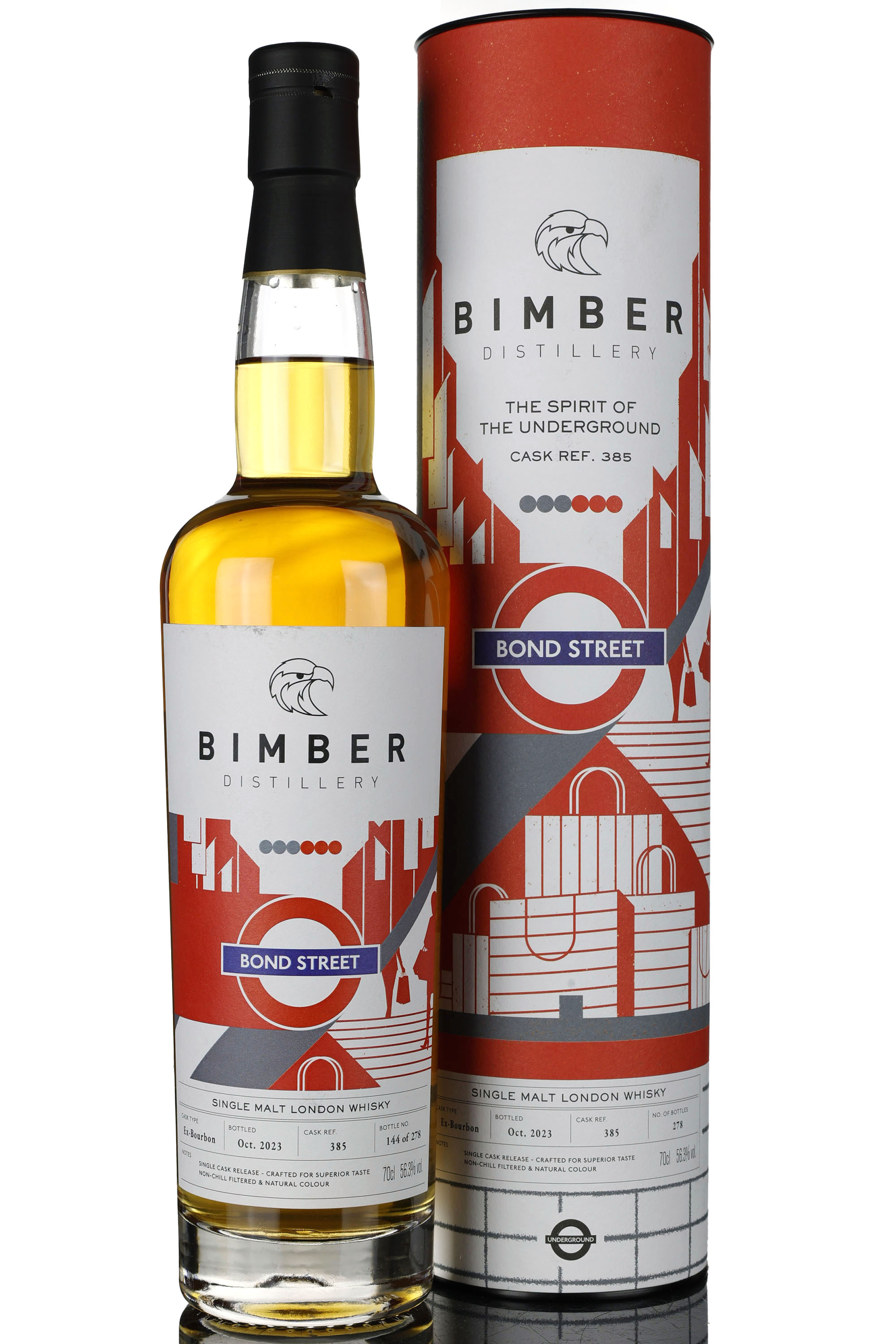 Bimber The Spirit Of The Underground - Bond Street - 2023 Release - Single Cask 385