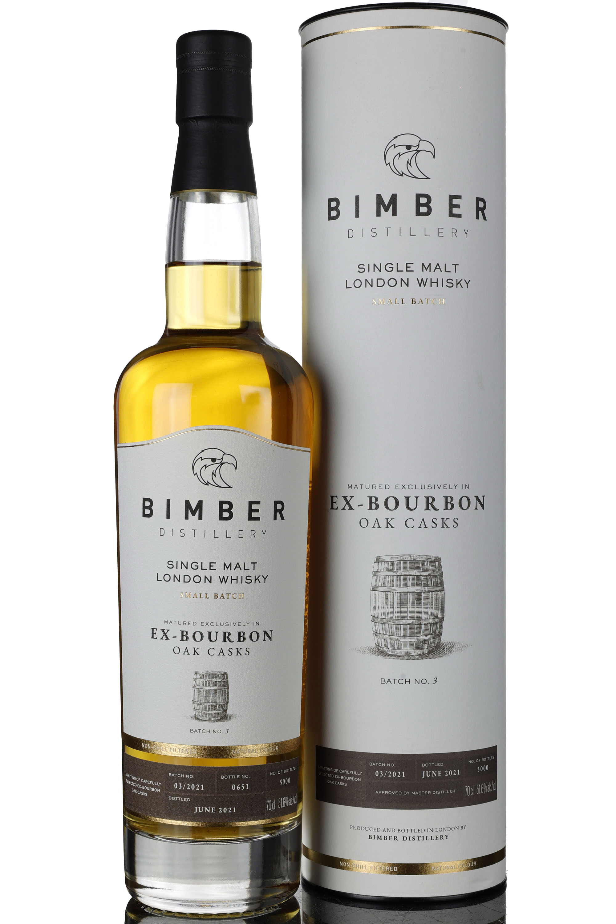 Bimber Batch 3 - Ex-Bourbon-  2021 Release