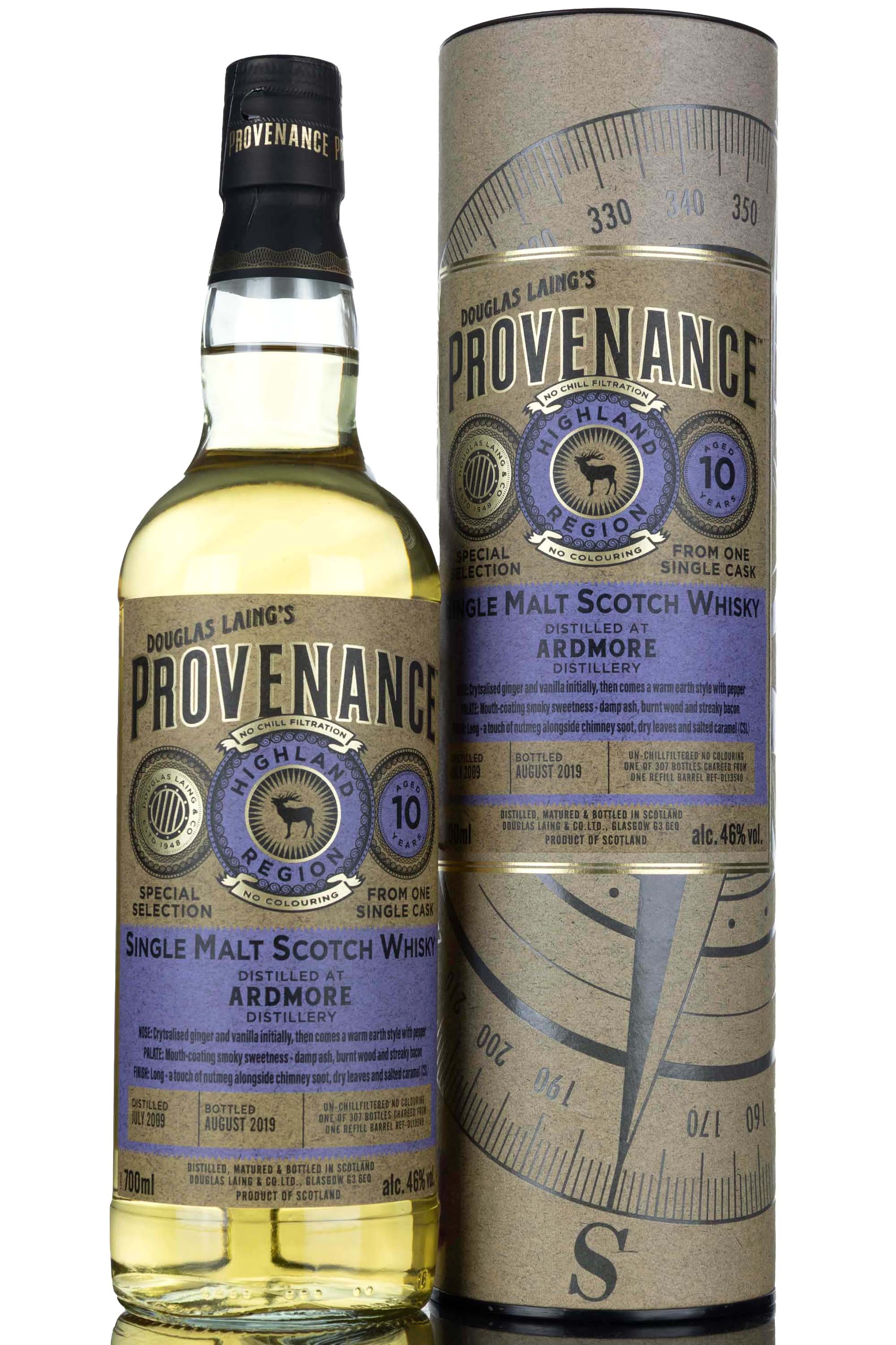 Ardmore 2009-2019 - 10 Year Old - Douglas Laing - Provenance - Single Cask 13540