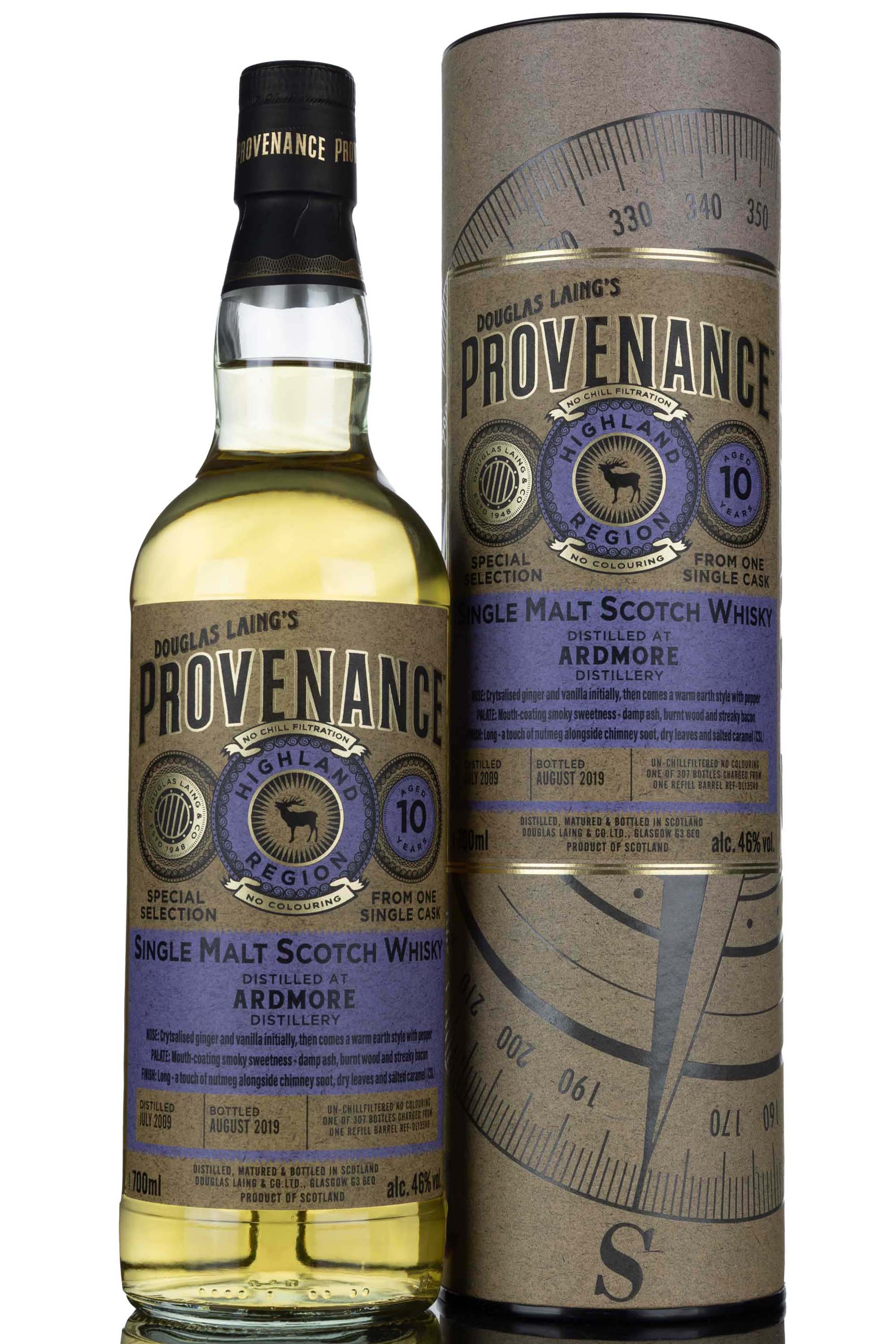Ardmore 2009-2019 - 10 Year Old - Douglas Laing - Provenance - Single Cask 13540