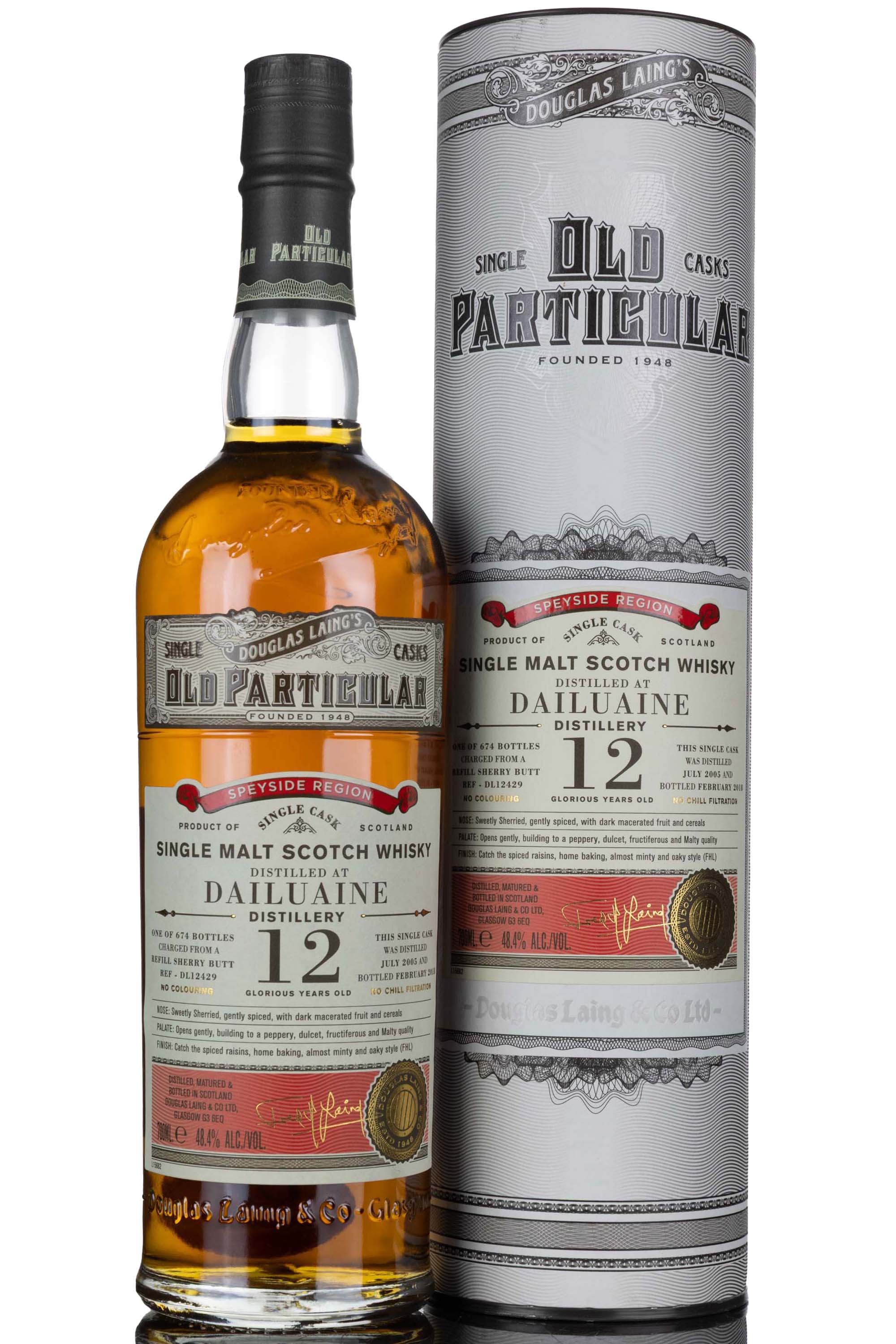 Dailuaine 2005-2018 - 12 Year Old - Douglas Laing - Old Particular - Single Cask 12429