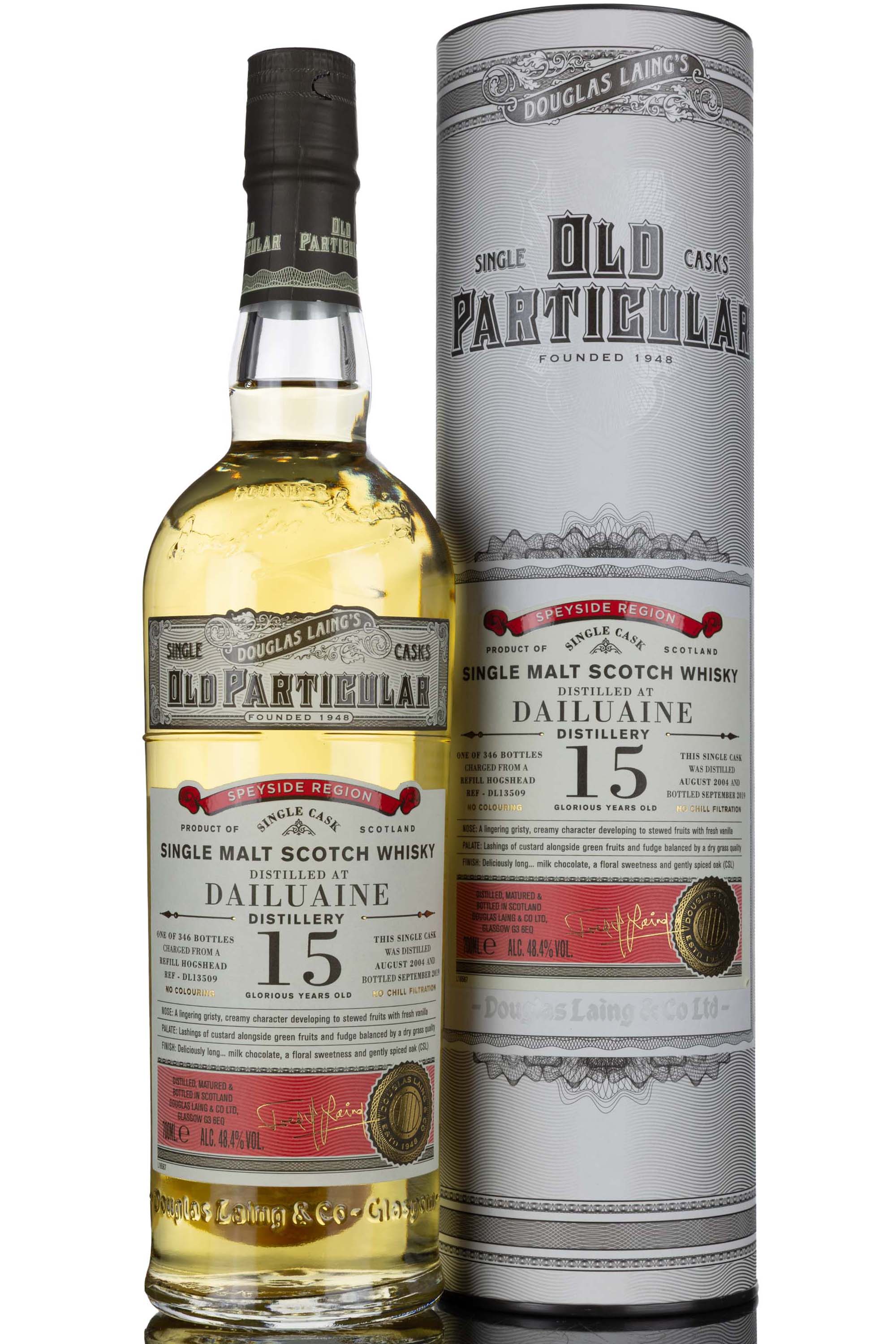 Dailuaine 2004-2019 - 15 Year Old - Douglas Laing - Old Particular - Single Cask 13509