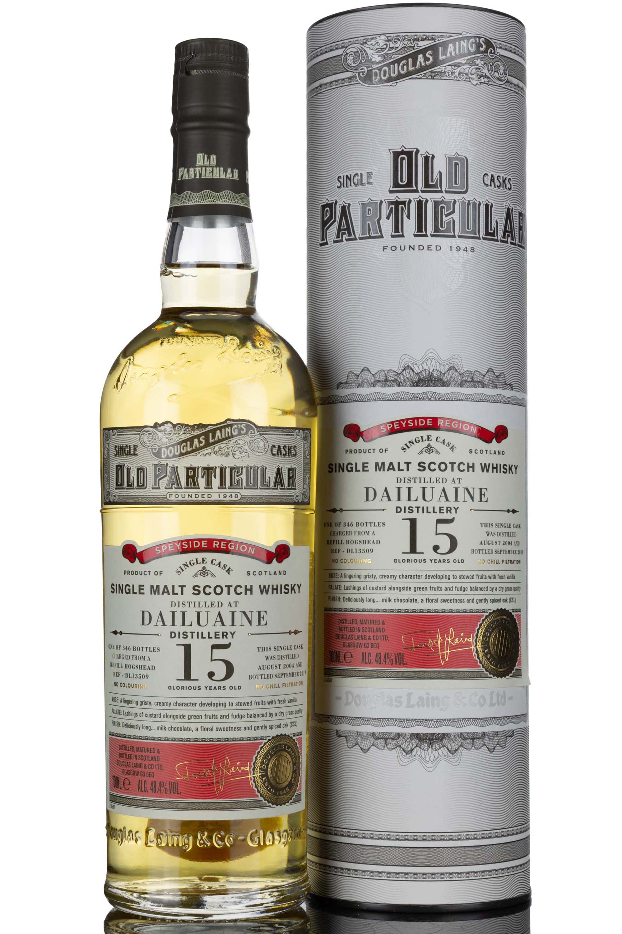 Dailuaine 2004-2019 - 15 Year Old - Douglas Laing - Old Particular - Single Cask 13509