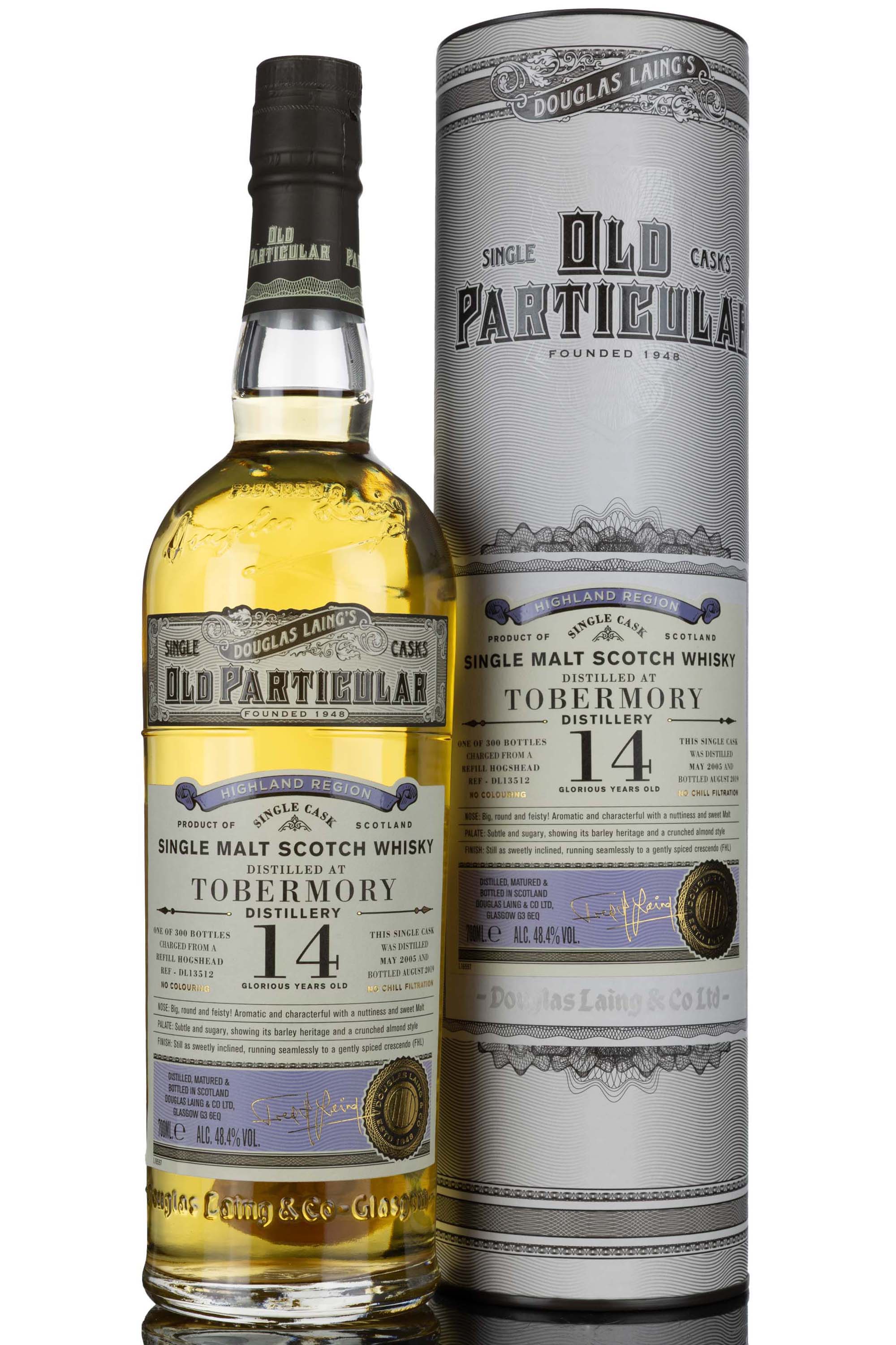 Tobermory 2005-2019 - 14 Year Old - Douglas Laing - Old Particular - Single Cask 13512