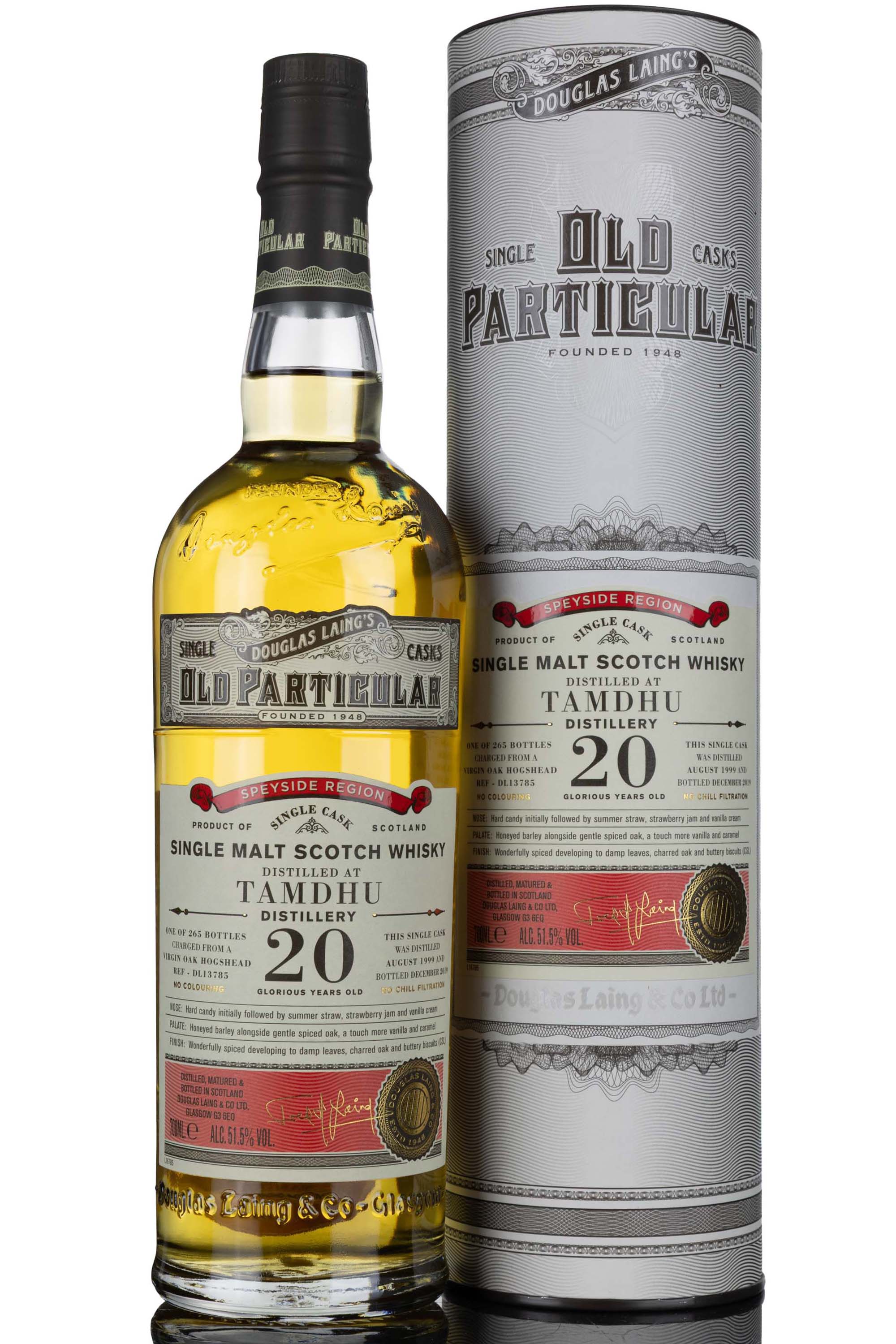 Tamdhu 1999-2019 - 20 Year Old - Douglas Laing - Old Particular - Single Cask 13785