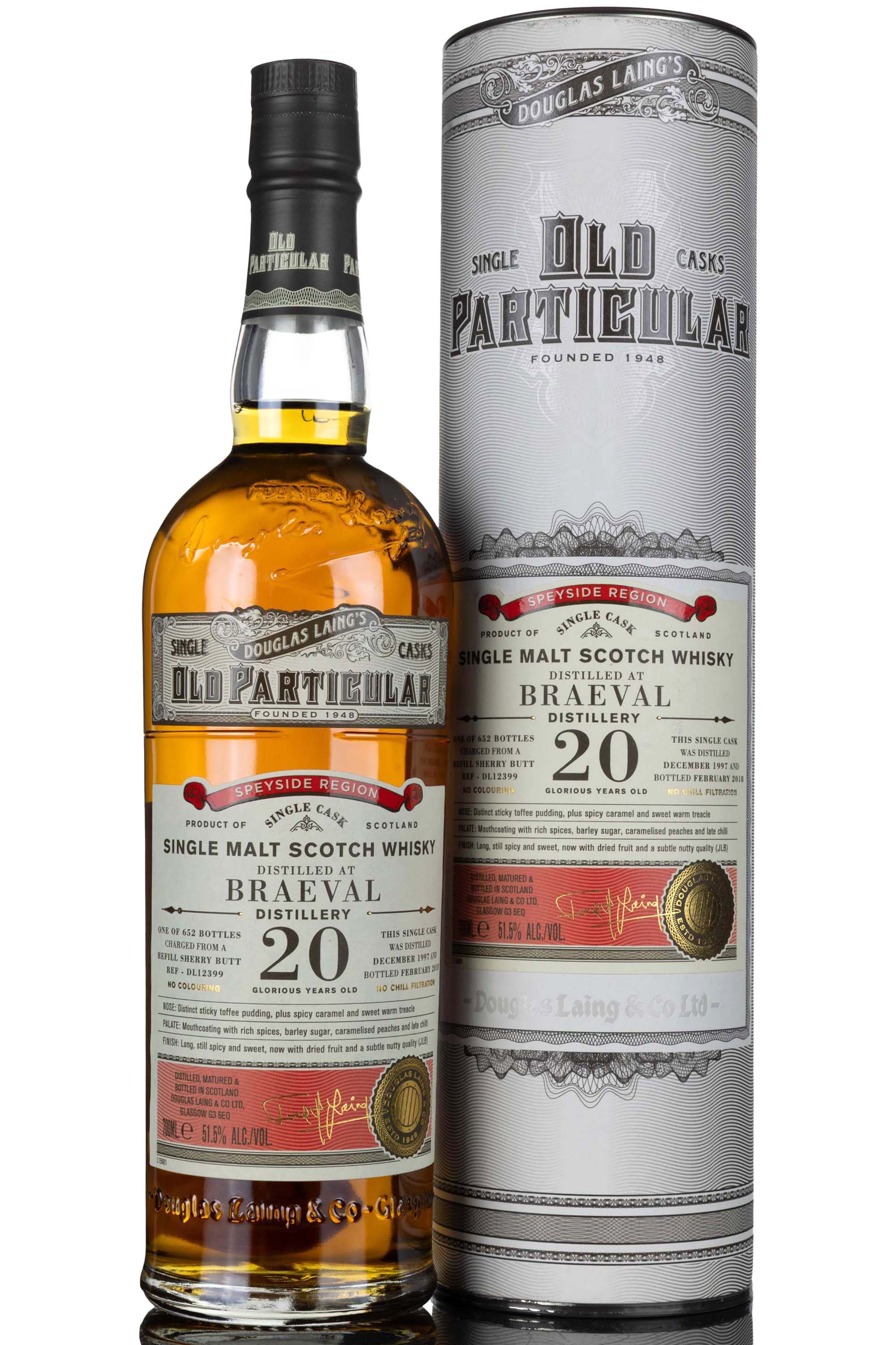 Braeval 1997-2018 - 20 Year Old - Douglas Laing - Old Particular - Single Cask 12399