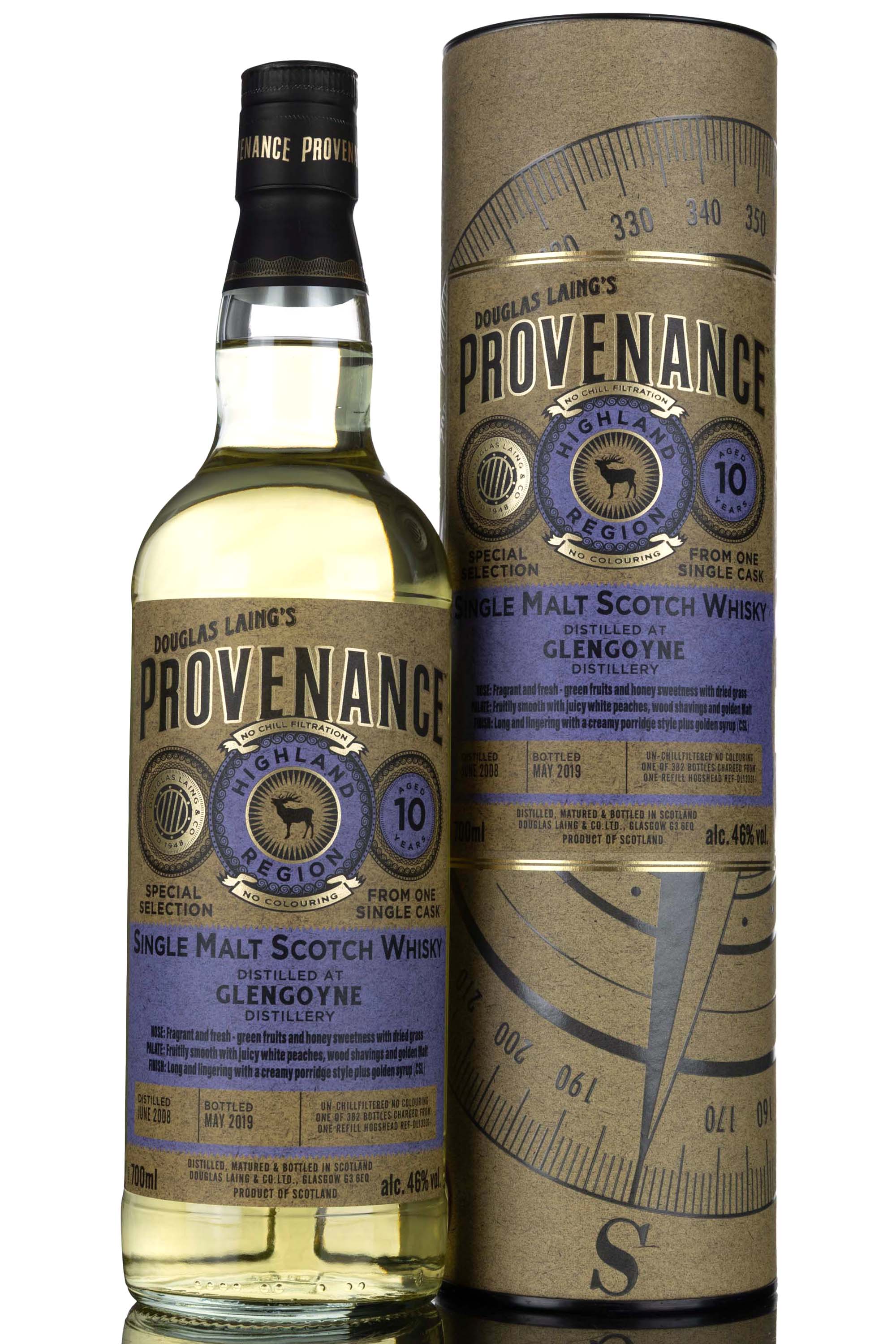 Glengoyne 2008-2019 - 10 Year Old - Douglas Laing - Provenance - Single Cask 13331