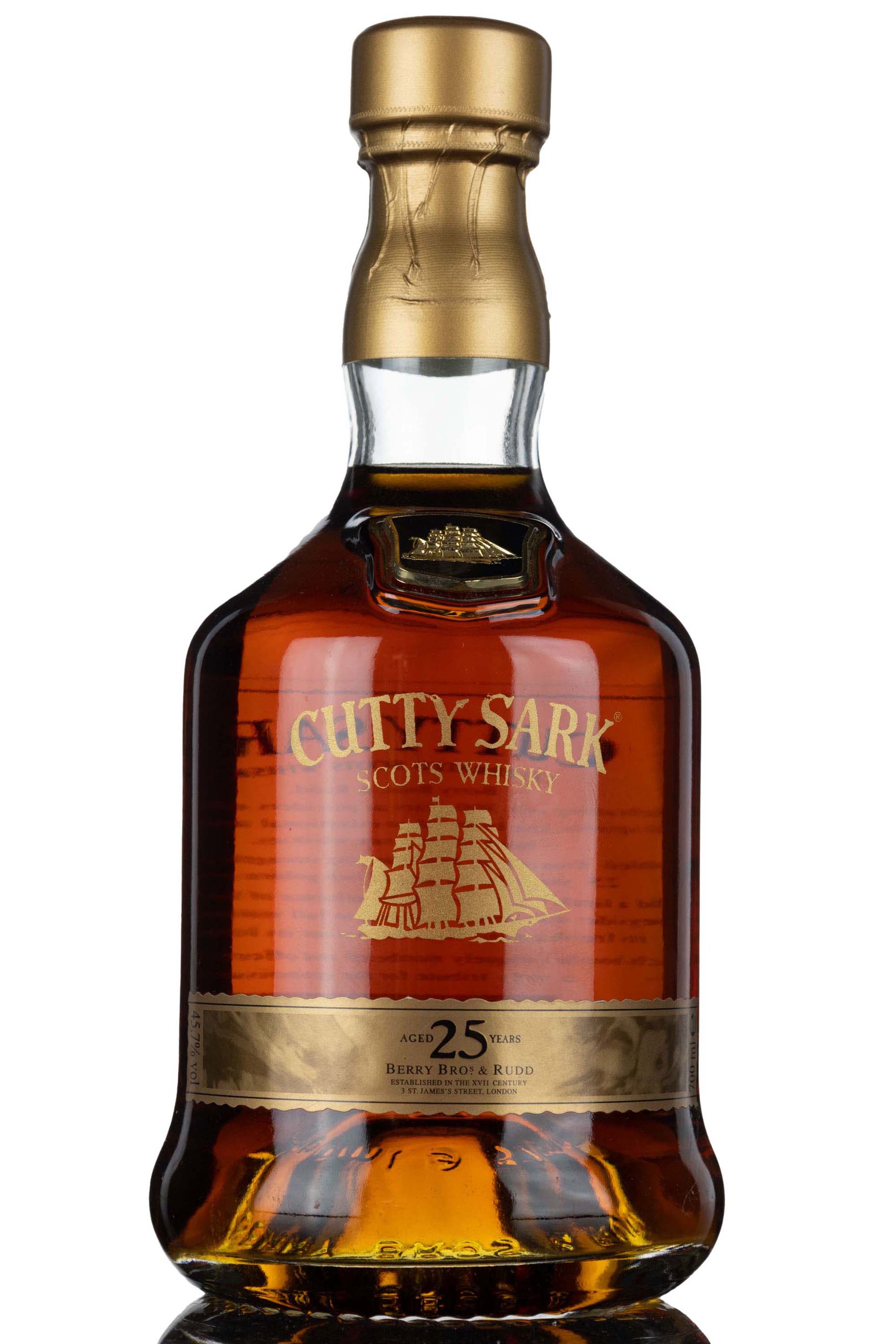 Cutty Sark 25 Year Old - Gold Label