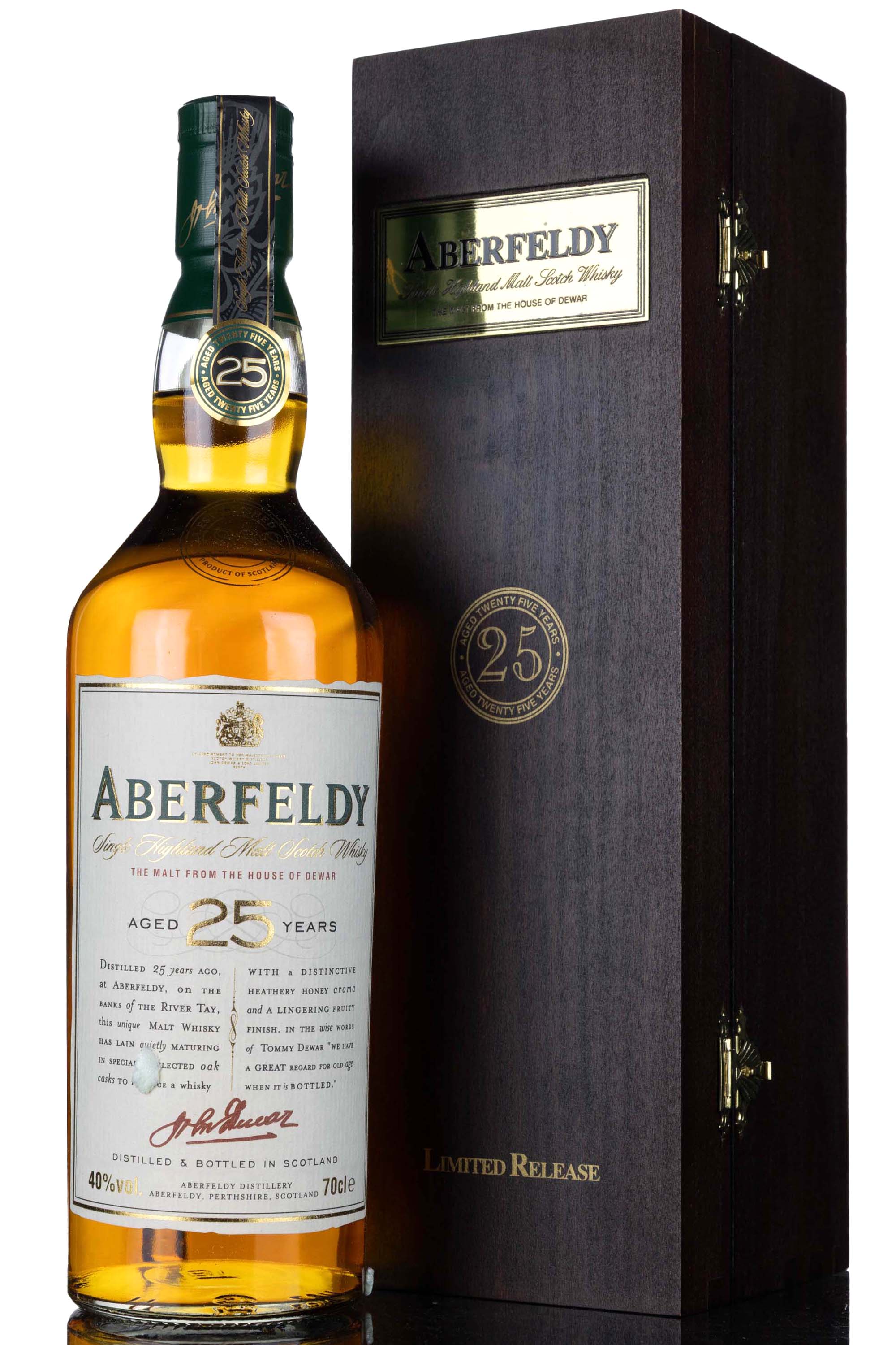 Aberfeldy 25 Year Old - Early 2000s