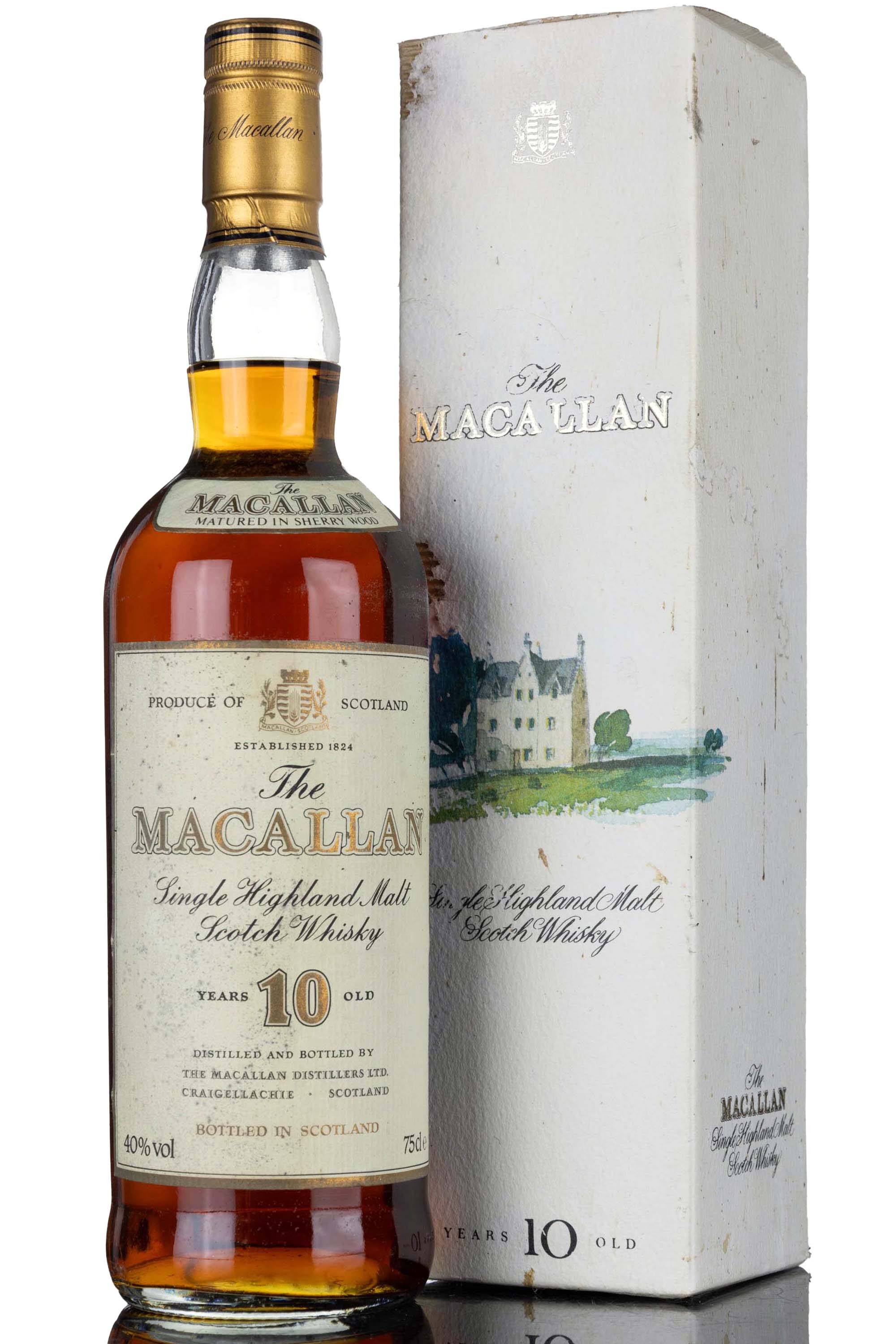 Macallan 10 Year Old - Sherry Cask - Circa 1990