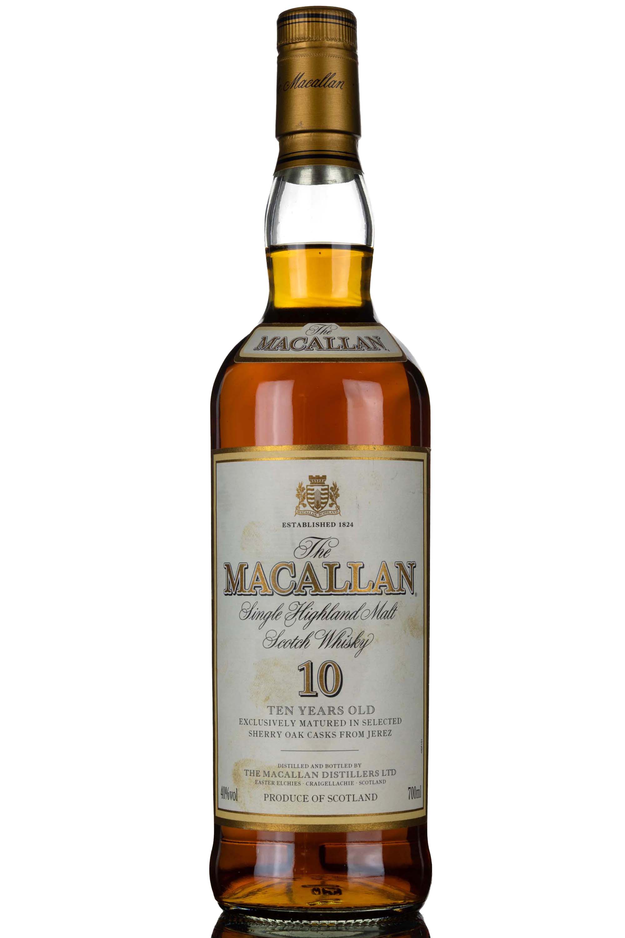 Macallan 10 Year Old - Sherry Cask - Early 2000s