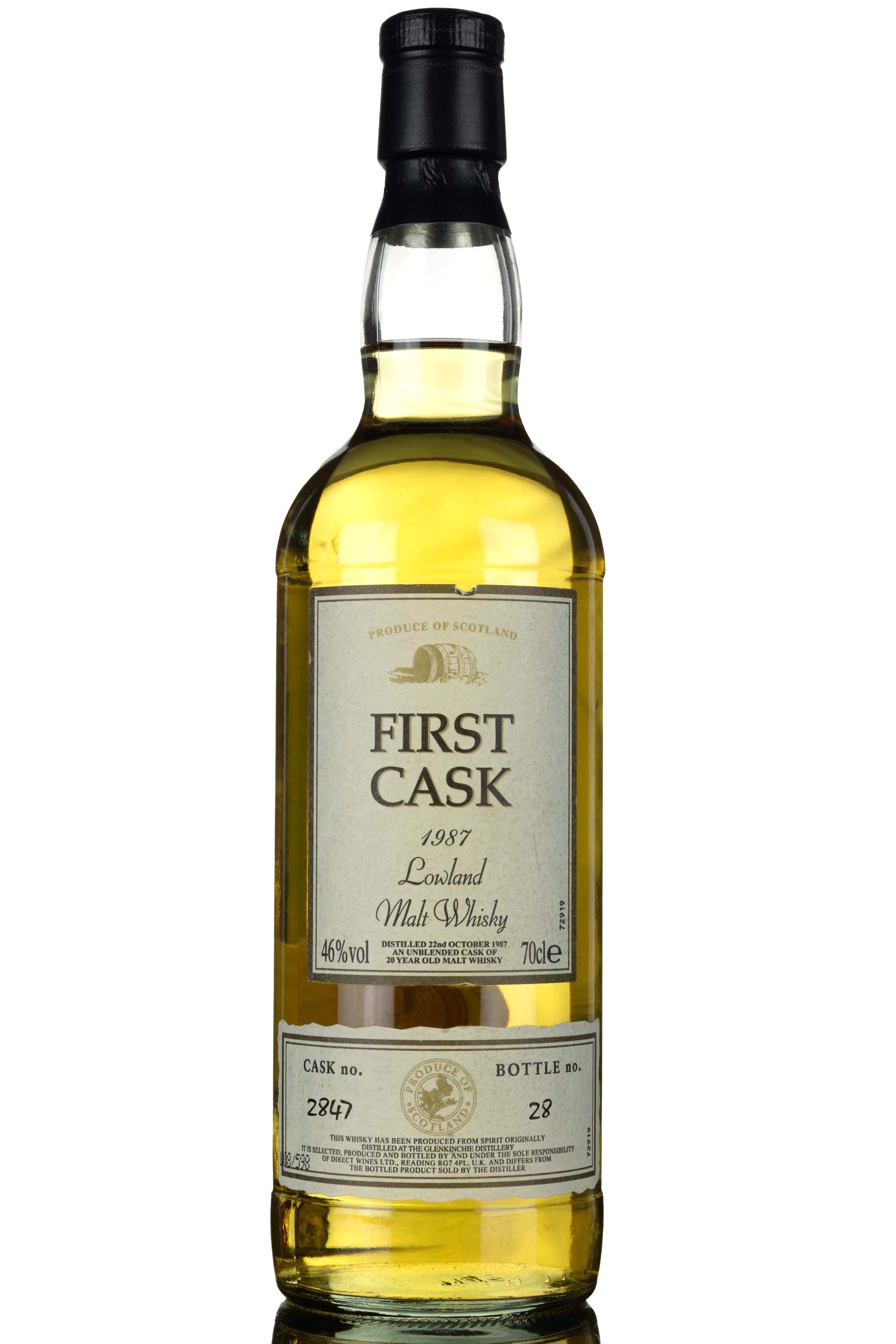 Glenkinchie 1987 - 20 Year Old - First Cask - Single Cask 2847