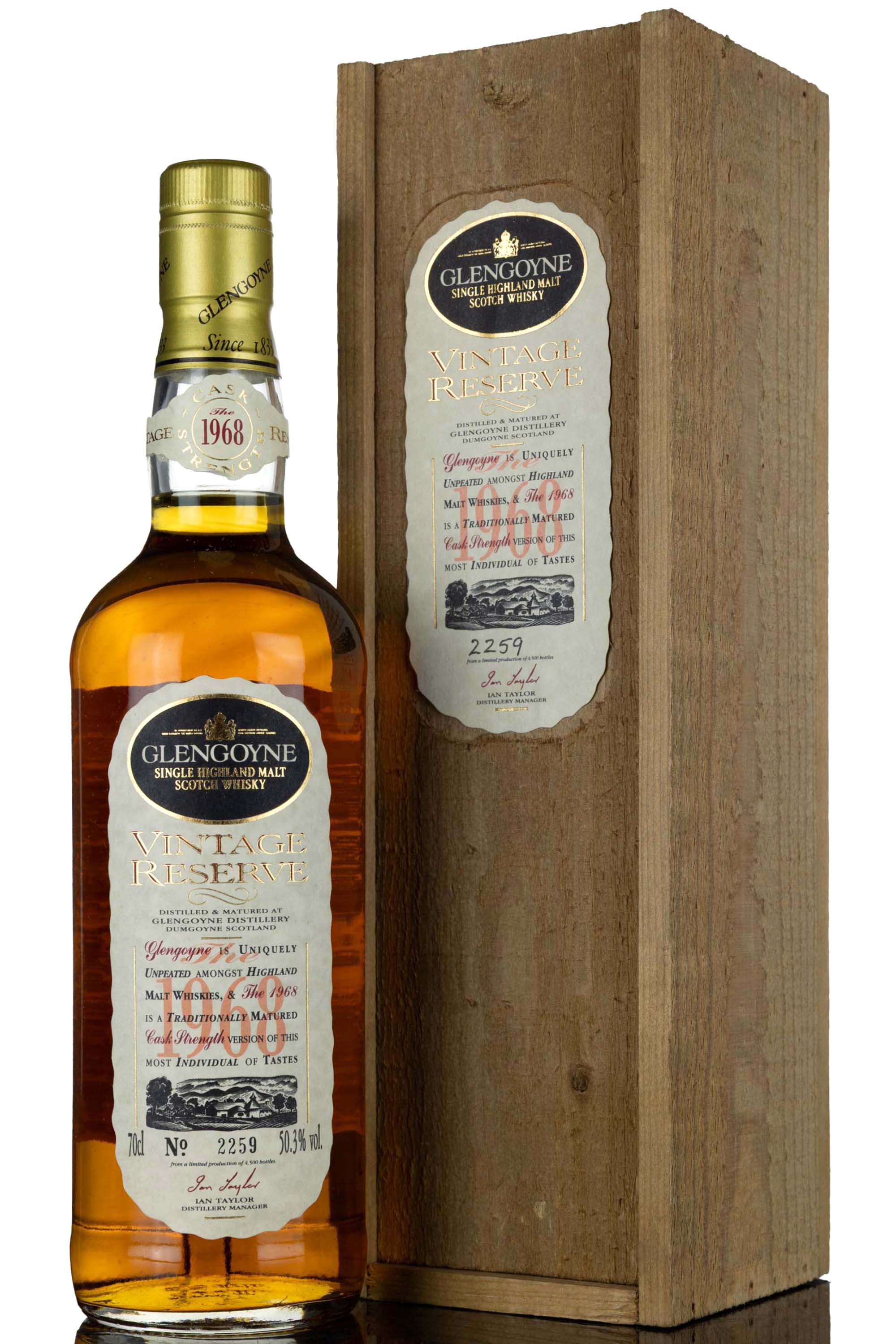 Glengoyne 1968 - 25 Year Old - Vintage Reserve - Cask Strength