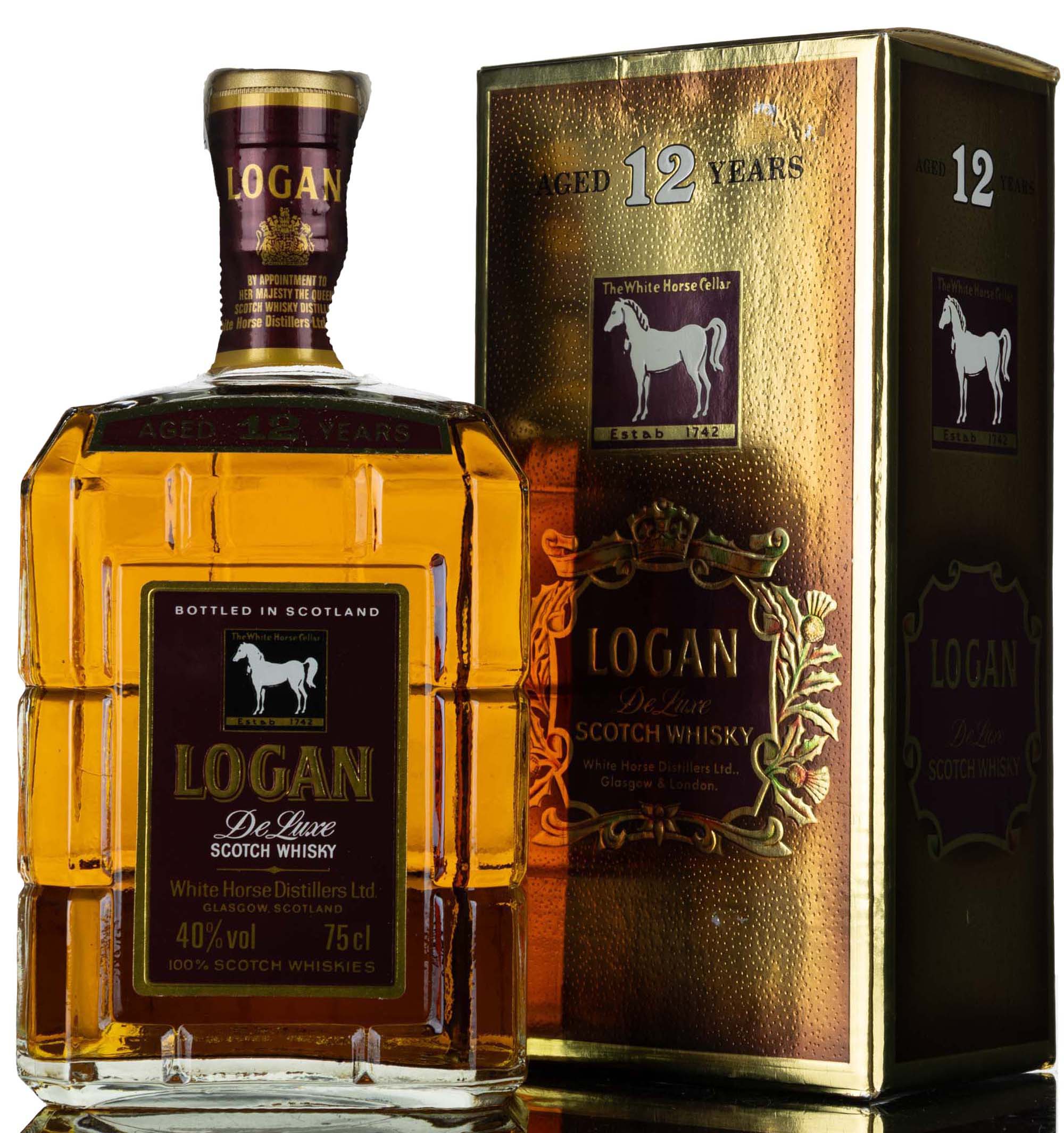 Logan 12 Year Old - White Horse - 1980s