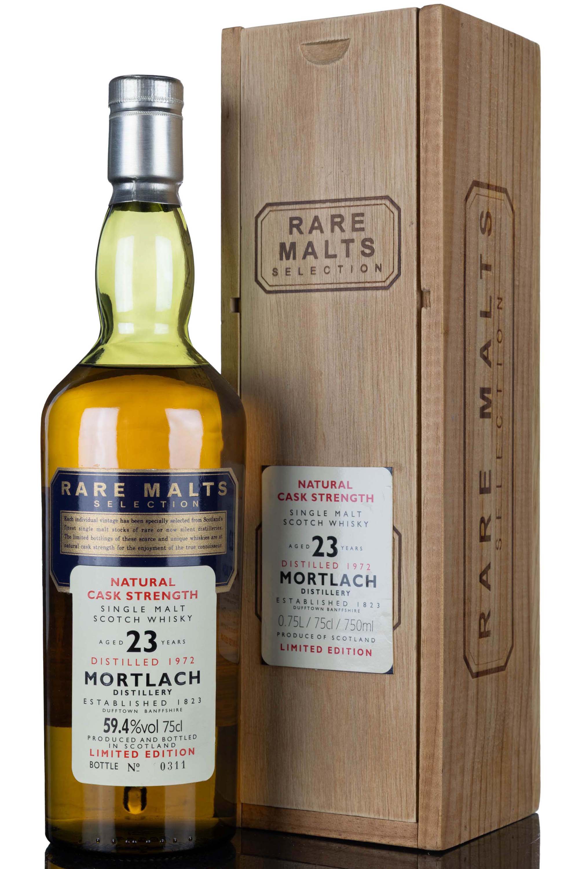 Mortlach 1972 - 23 Year Old - Rare Malts 59.4%