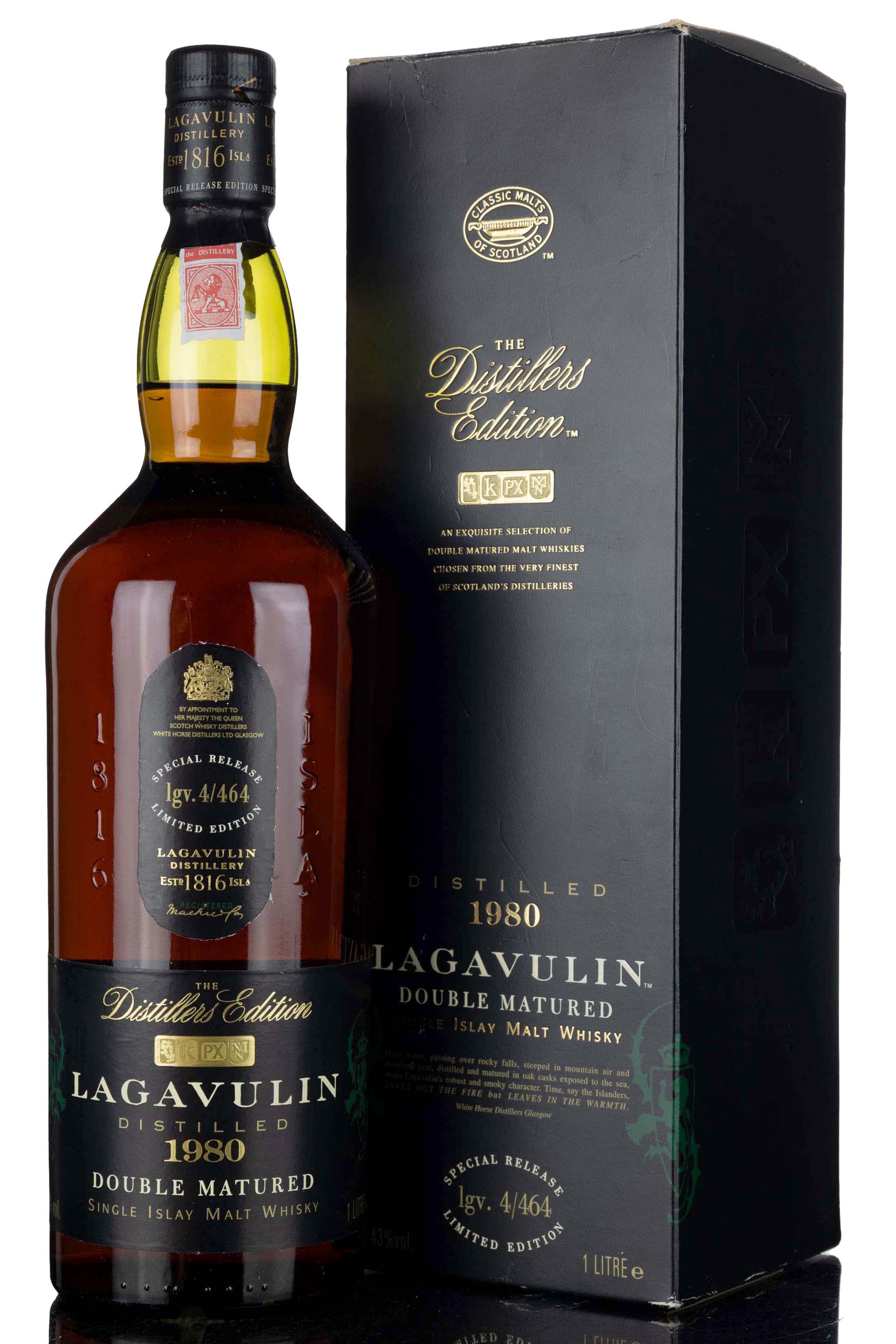 Lagavulin 1980 - Distillers Edition 1999 - 1 Litre