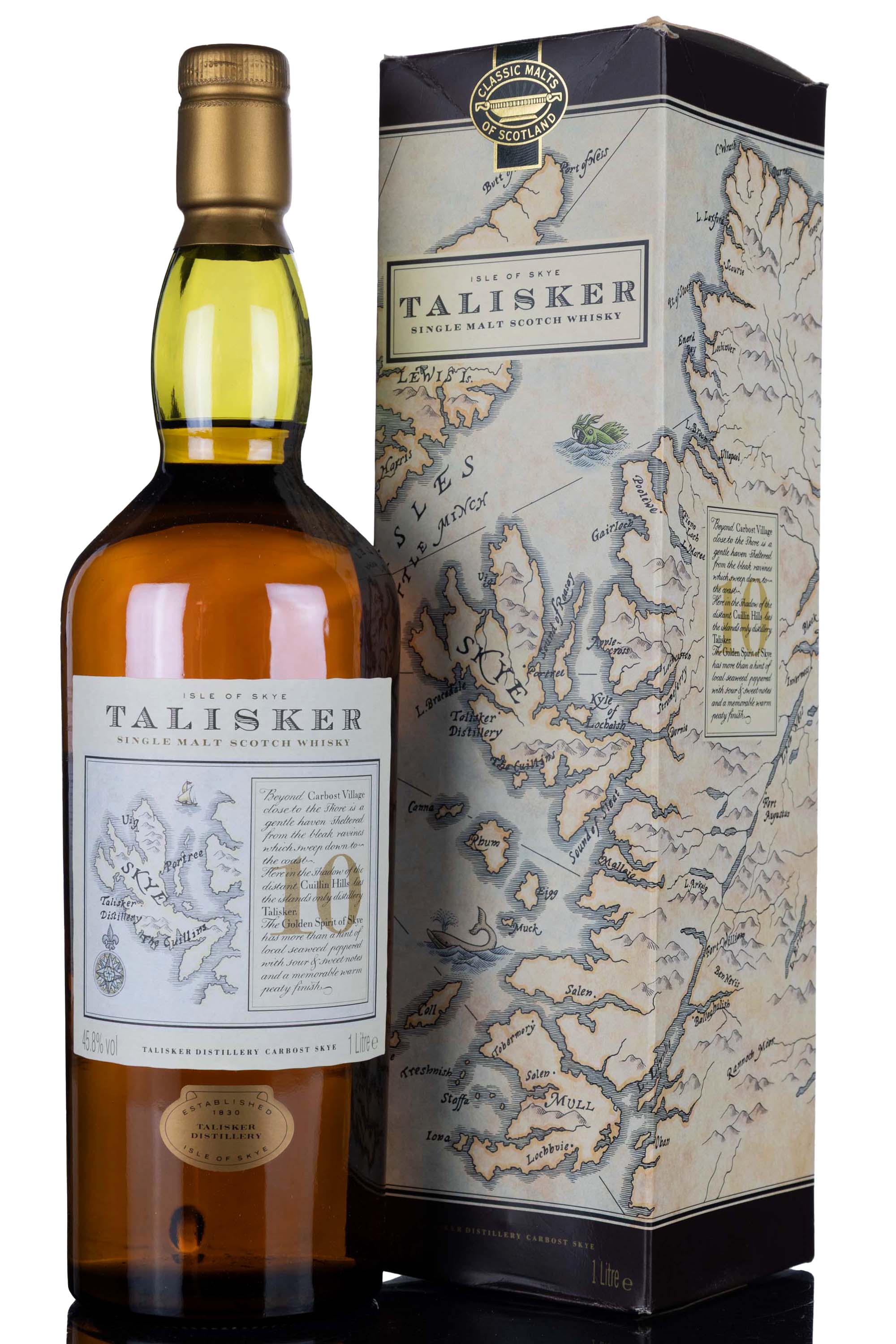 Talisker 10 Year Old - 1990s - 1 Litre
