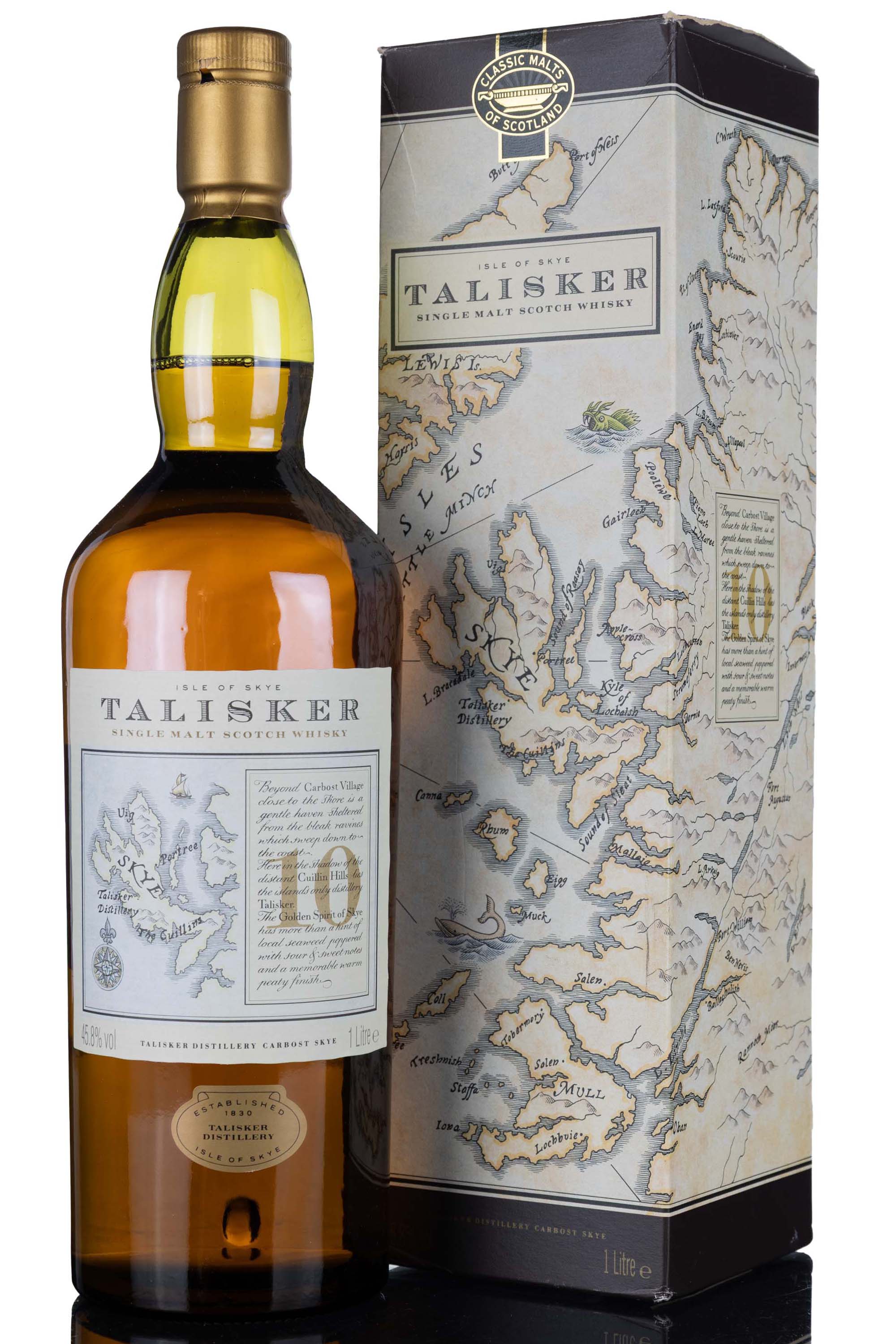 Talisker 10 Year Old - 1990s - 1 Litre