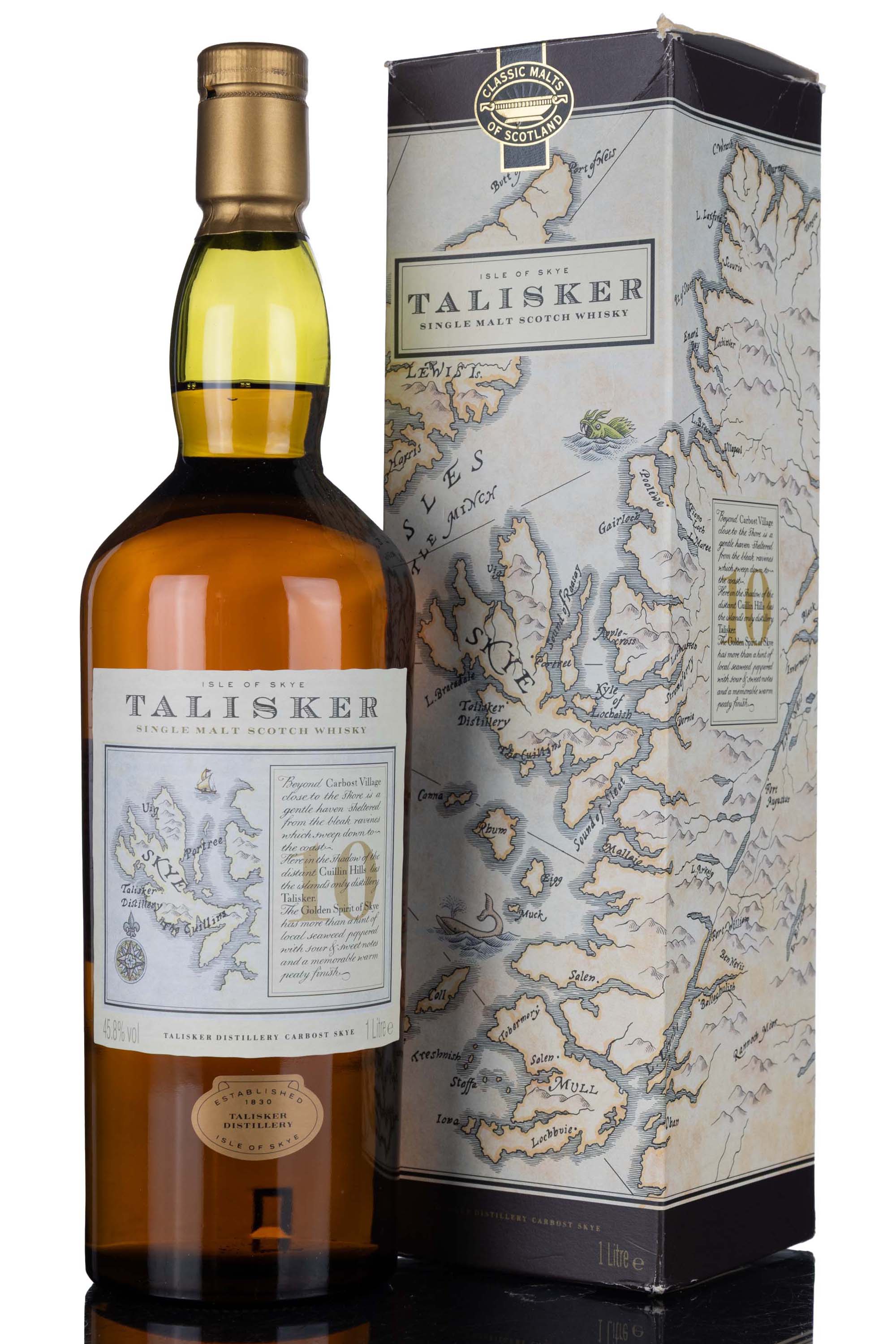 Talisker 10 Year Old - 1990s - 1 Litre