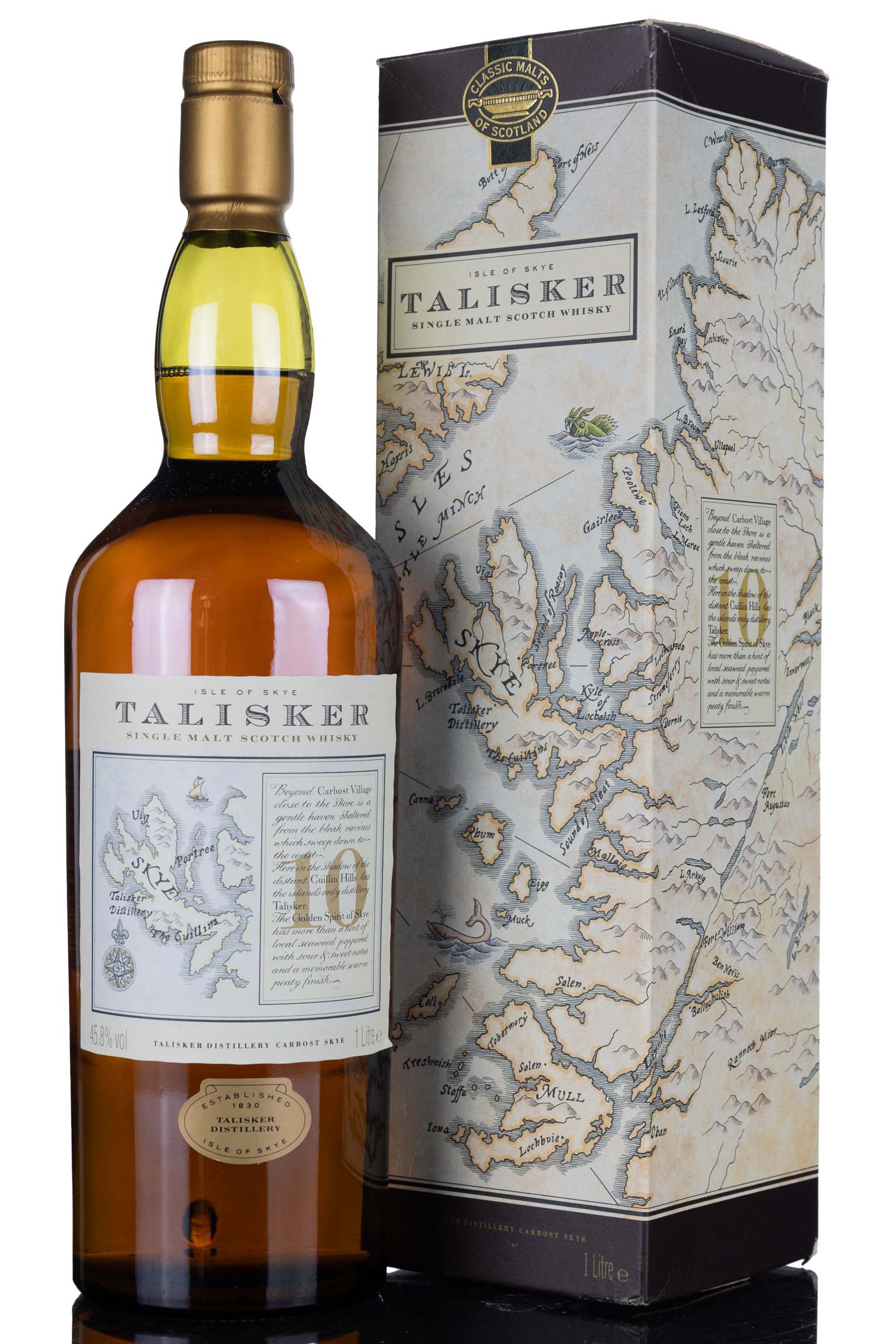 Talisker 10 Year Old - 1990s - 1 Litre