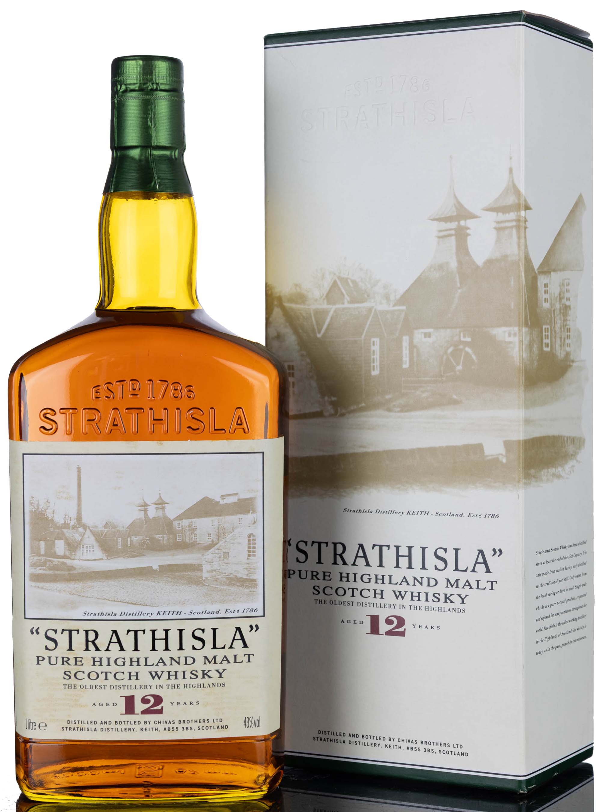 Strathisla 12 Year Old - Circa 2000 - 1 Litre