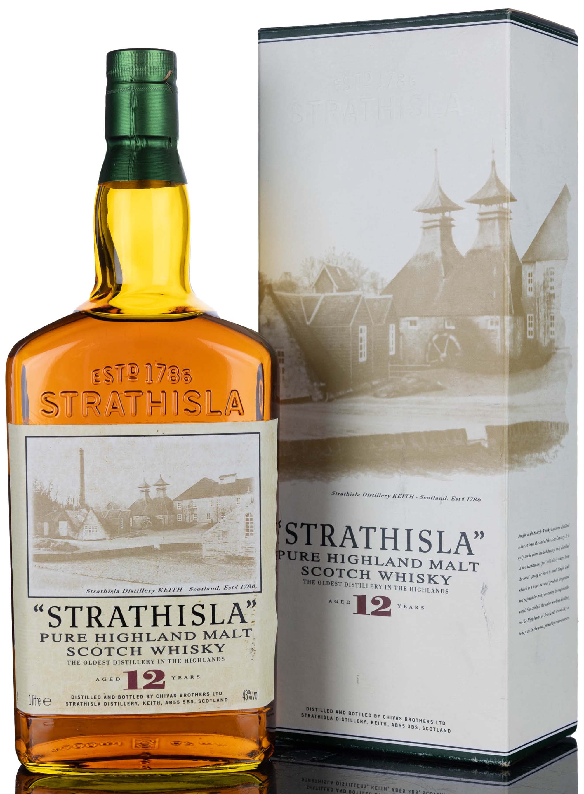 Strathisla 12 Year Old - Circa 2000 - 1 Litre