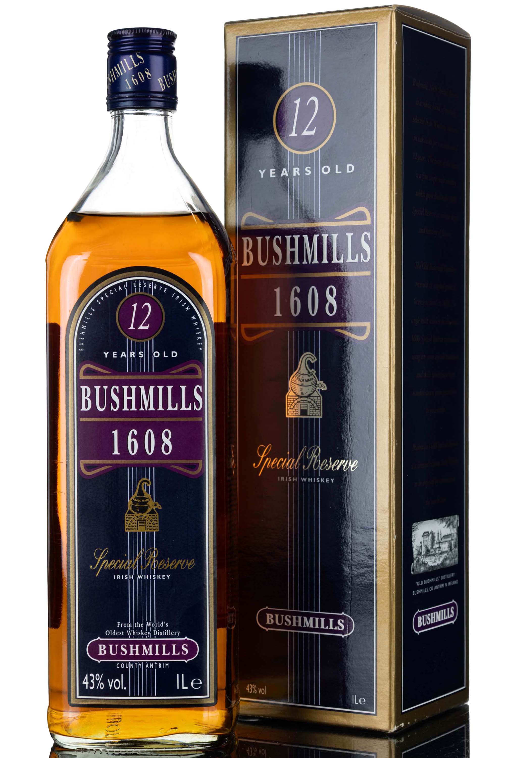Bushmills 12 Year Old - Special Reserve - Circa 2000 - 1 Litre