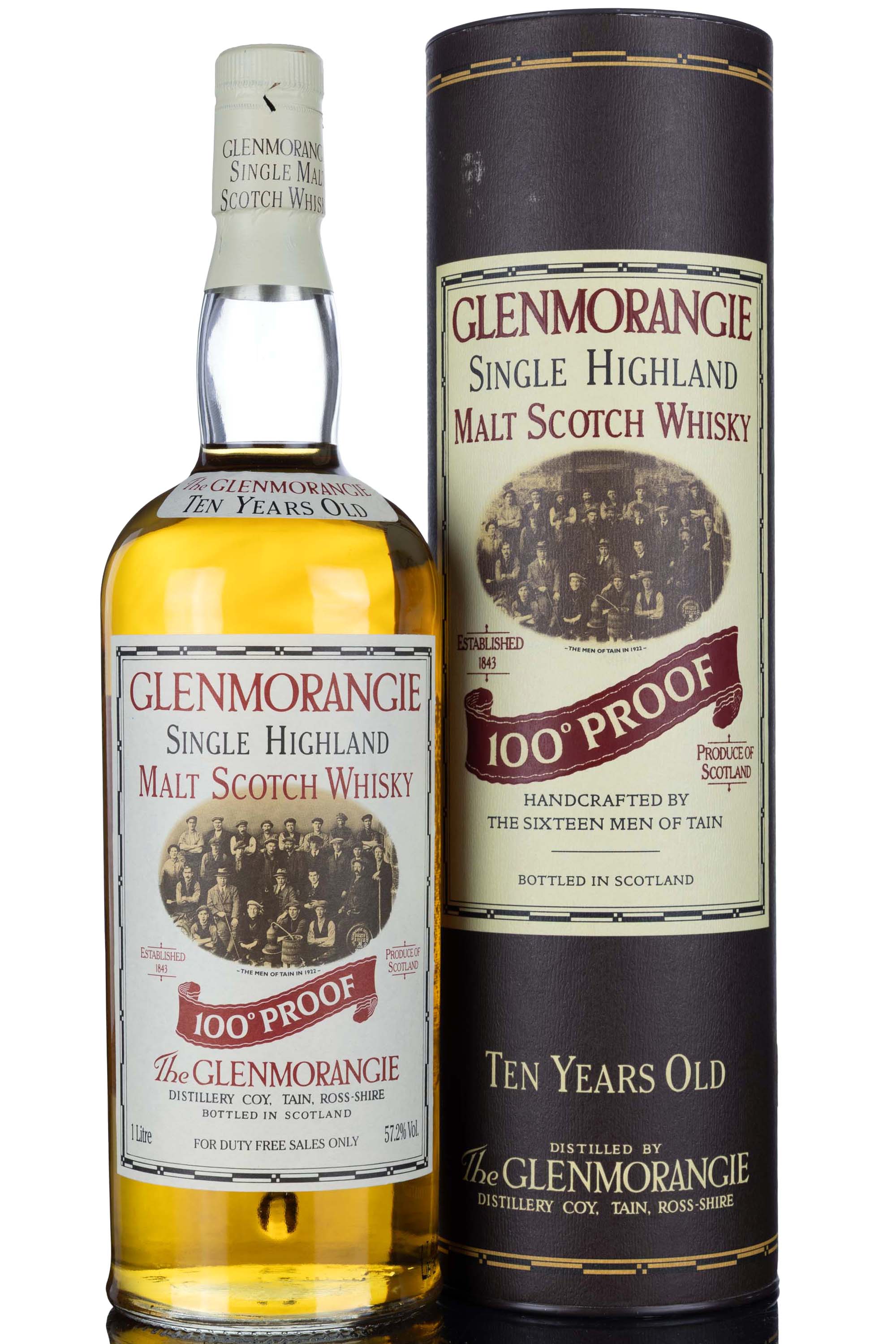Glenmorangie 10 Year Old - 1990s - 100 Proof - 1 Litre