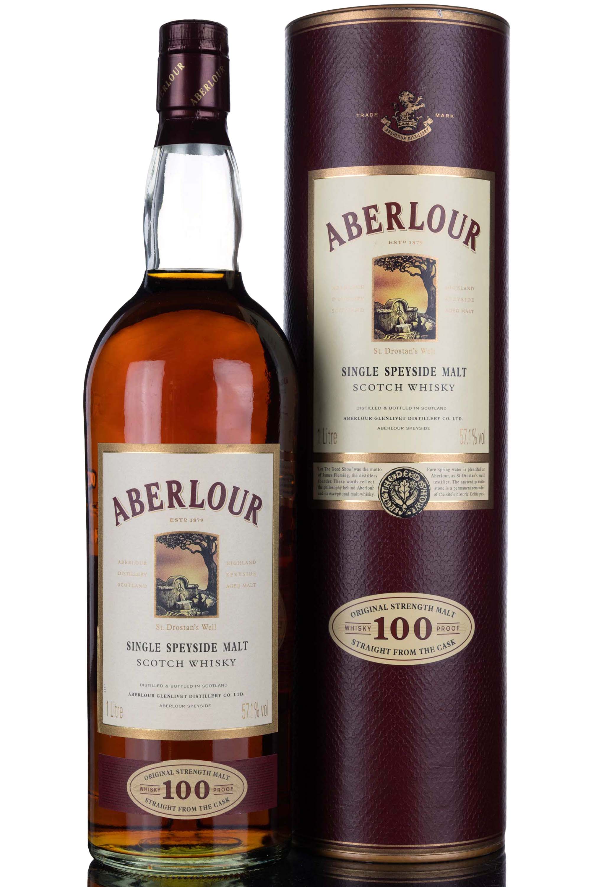 Aberlour Original Cask Strength - Early 2000s - 100 Proof - 1 Litre
