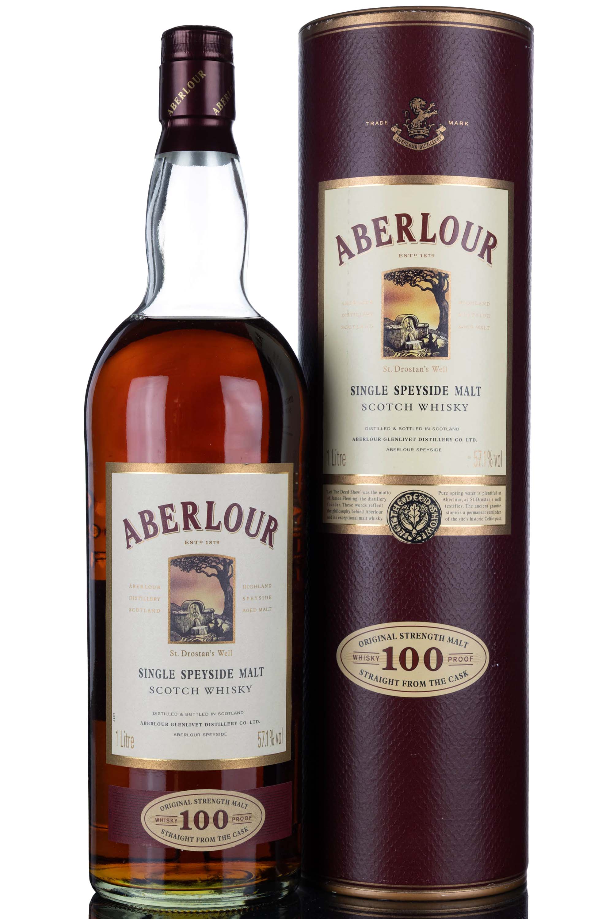 Aberlour Original Cask Strength - Early 2000s - 100 Proof - 1 Litre
