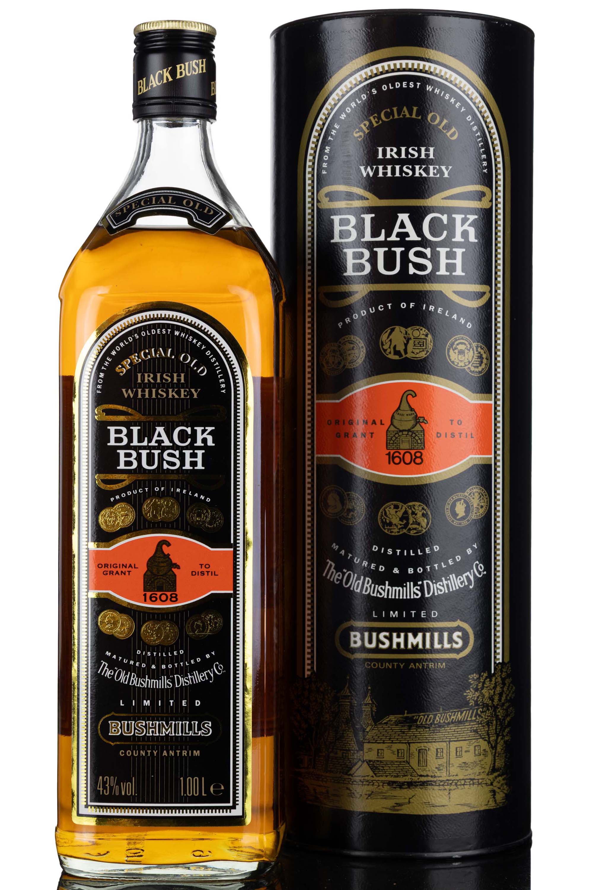 Bushmills Black Bush - Special Old - 1990s - 1 Litre