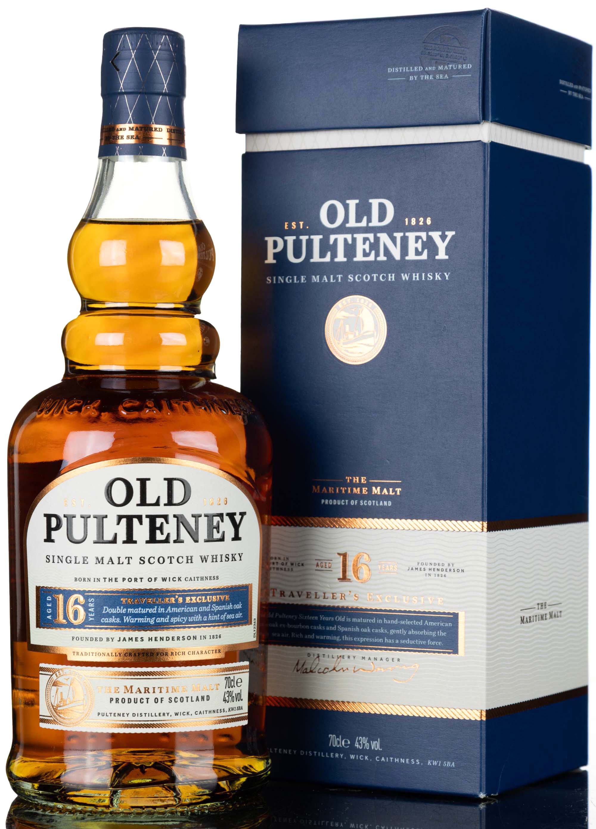 Old Pulteney 16 Year Old - Travellers Exclusive - 2023 Release
