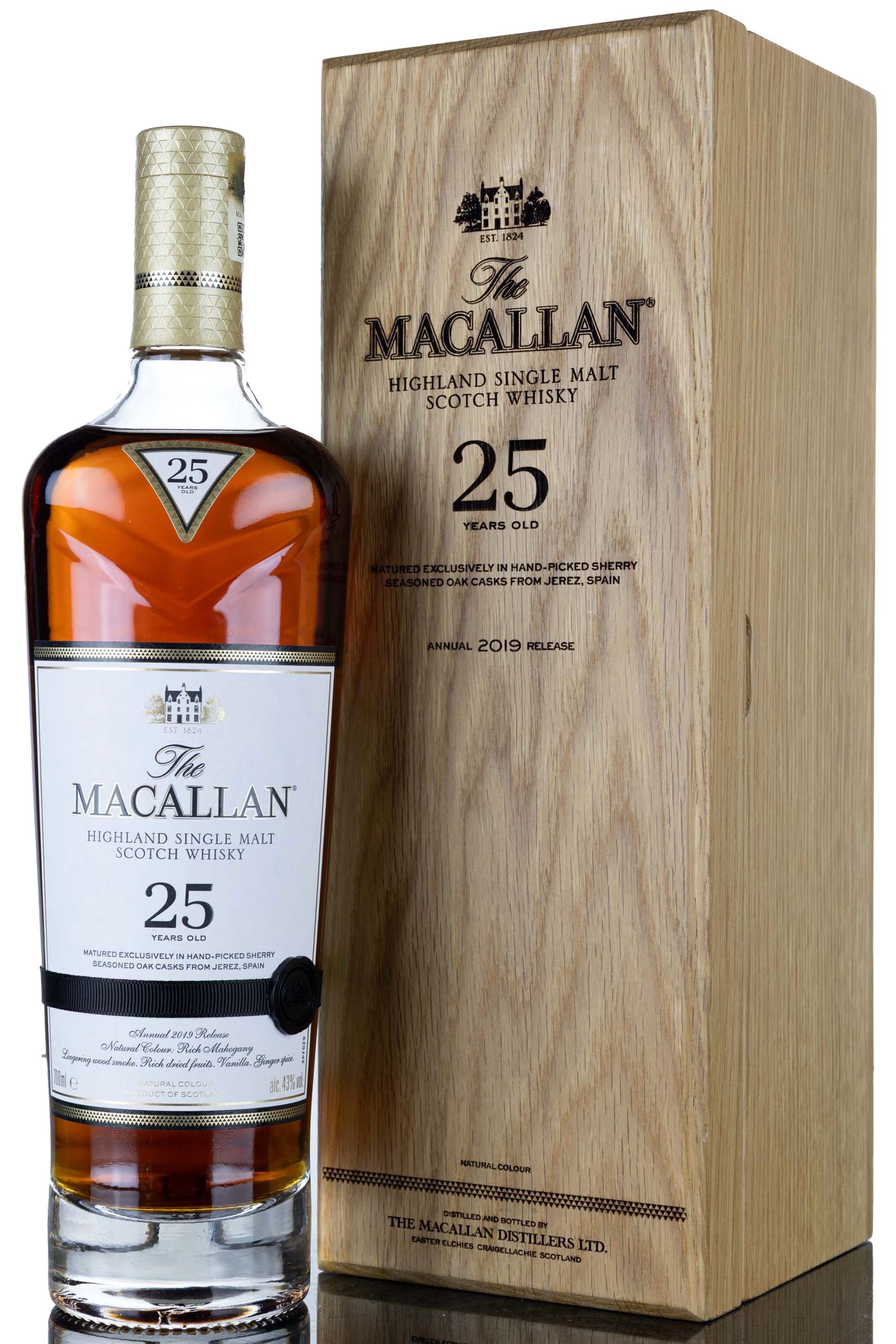 Macallan 25 Year Old - Sherry Cask - 2019 Release
