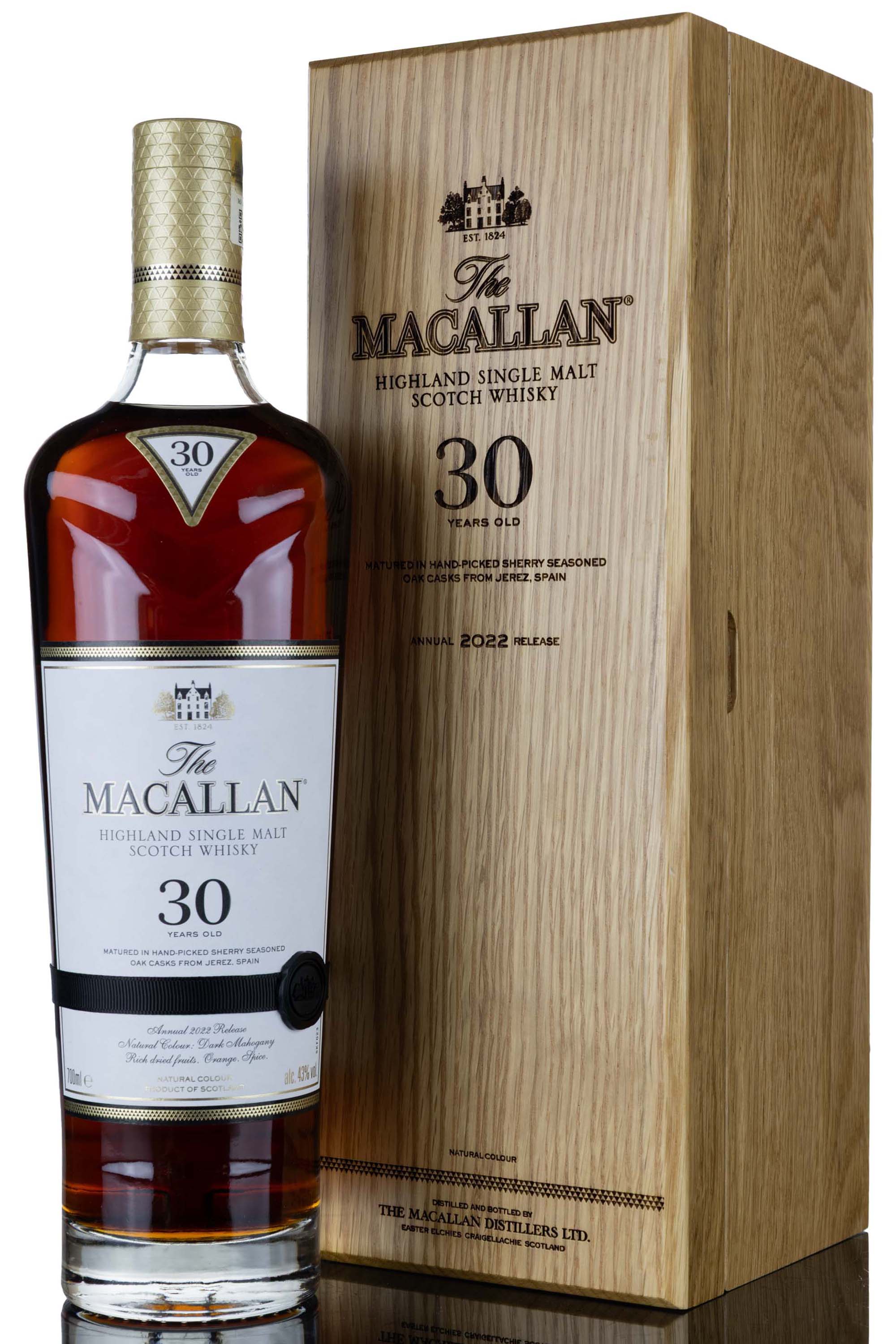 Macallan 30 Year Old - Sherry Cask - 2022 Release