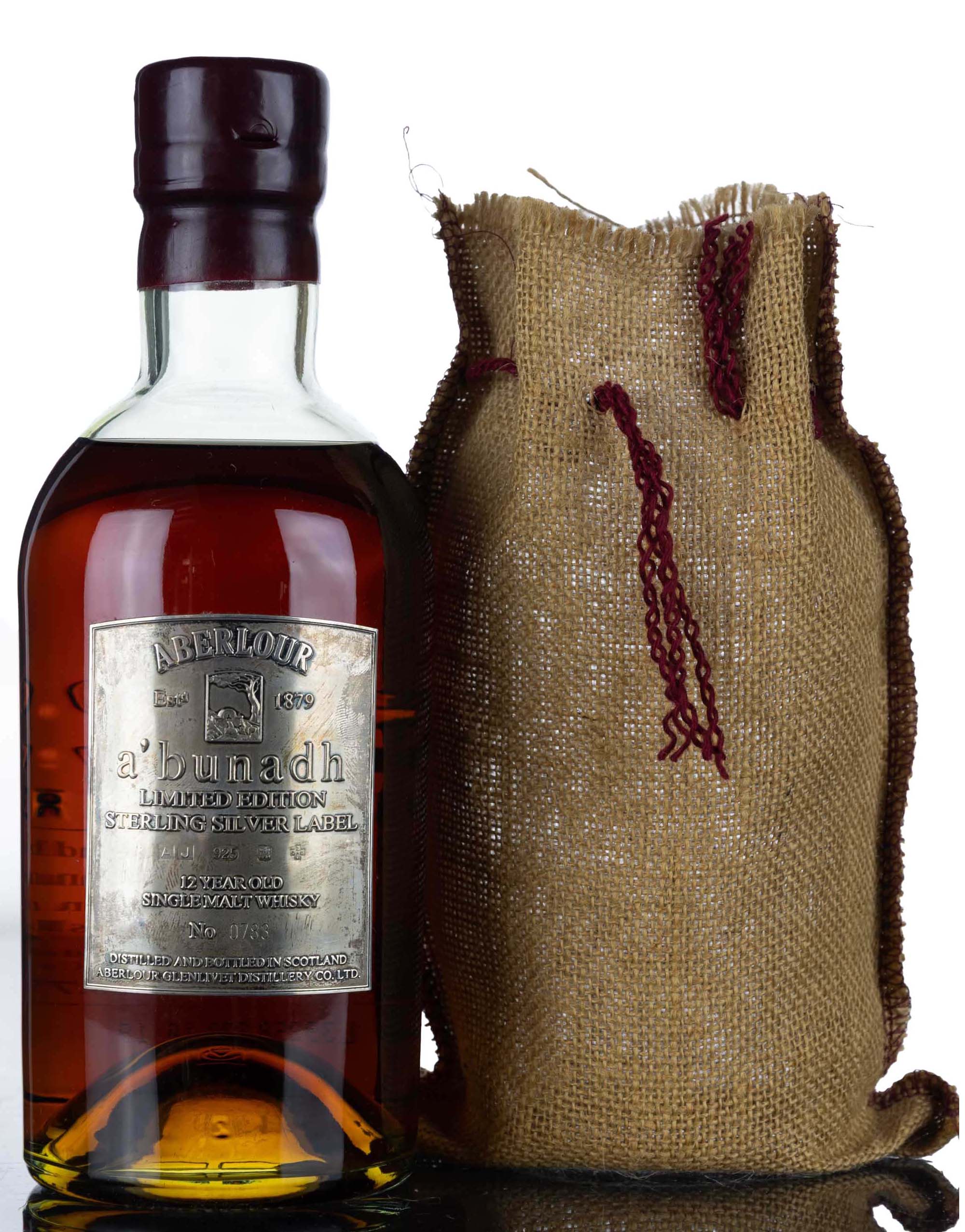 Aberlour A'bunadh - 12 Year Old - Sterling Silver Label - 1999 Release