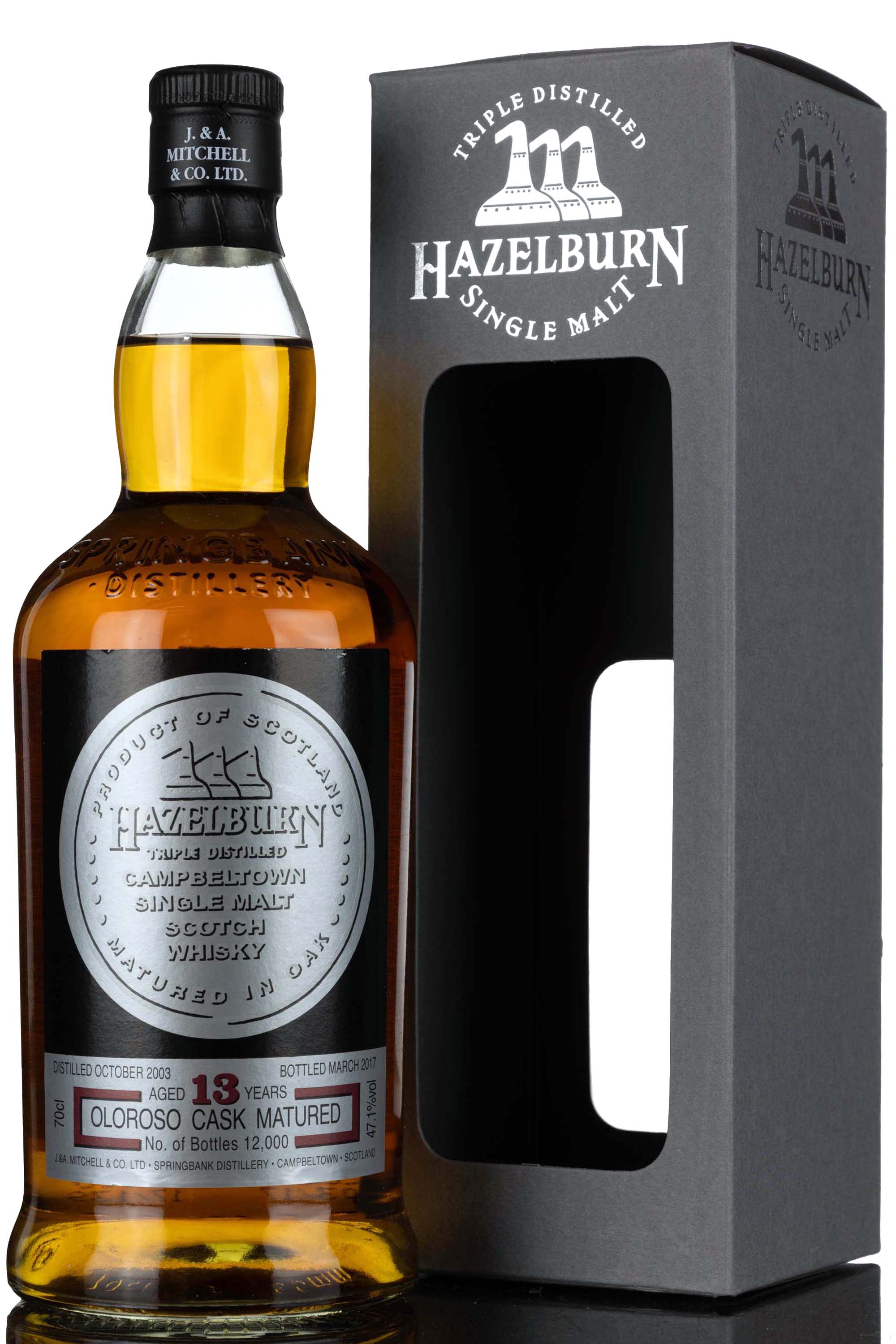 Hazelburn 2003-2017 - 13 Year Old - Oloroso Cask Matured