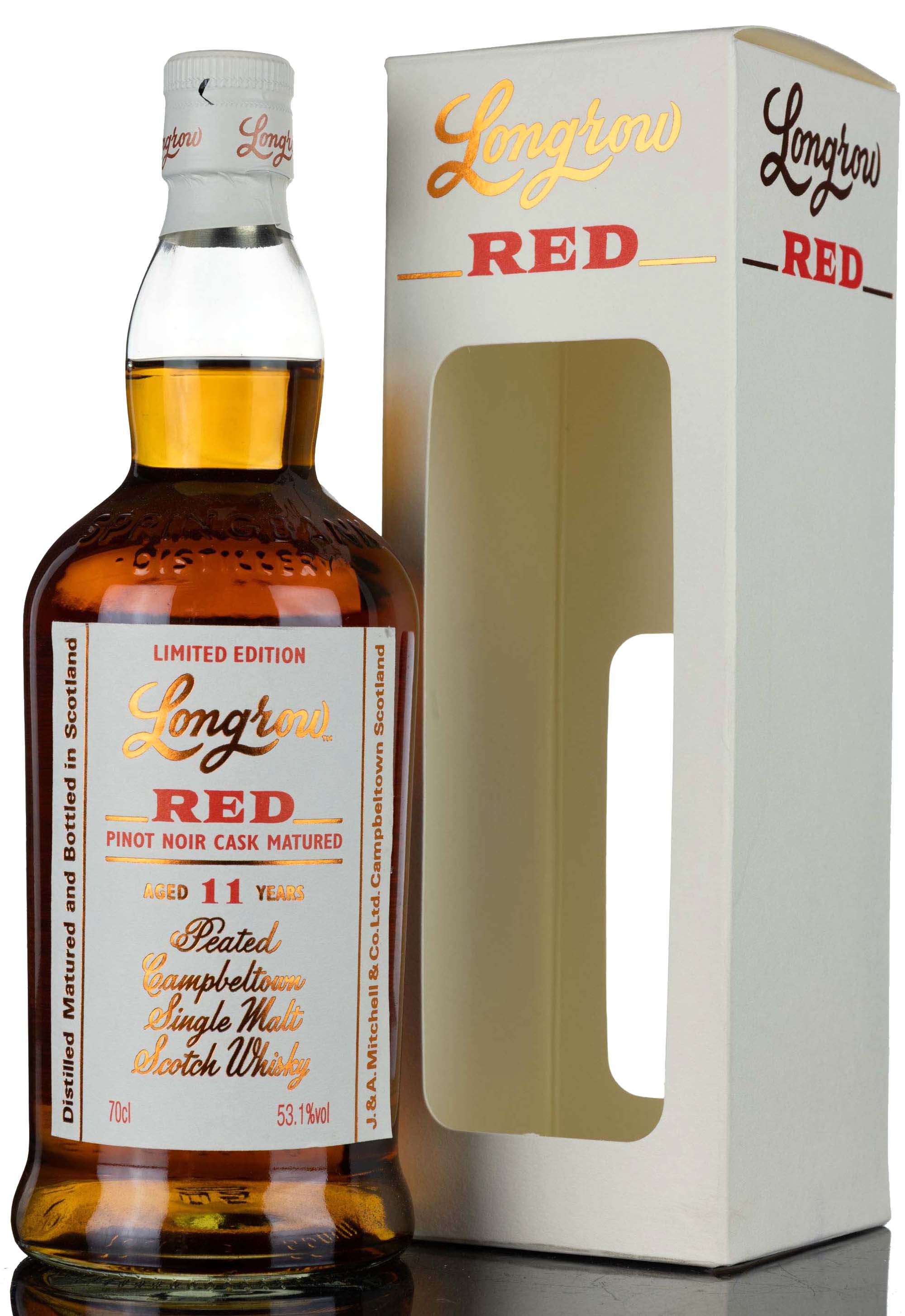 Longrow Red 11 Year Old - Pinot Noir Cask Matured - 2019 Release