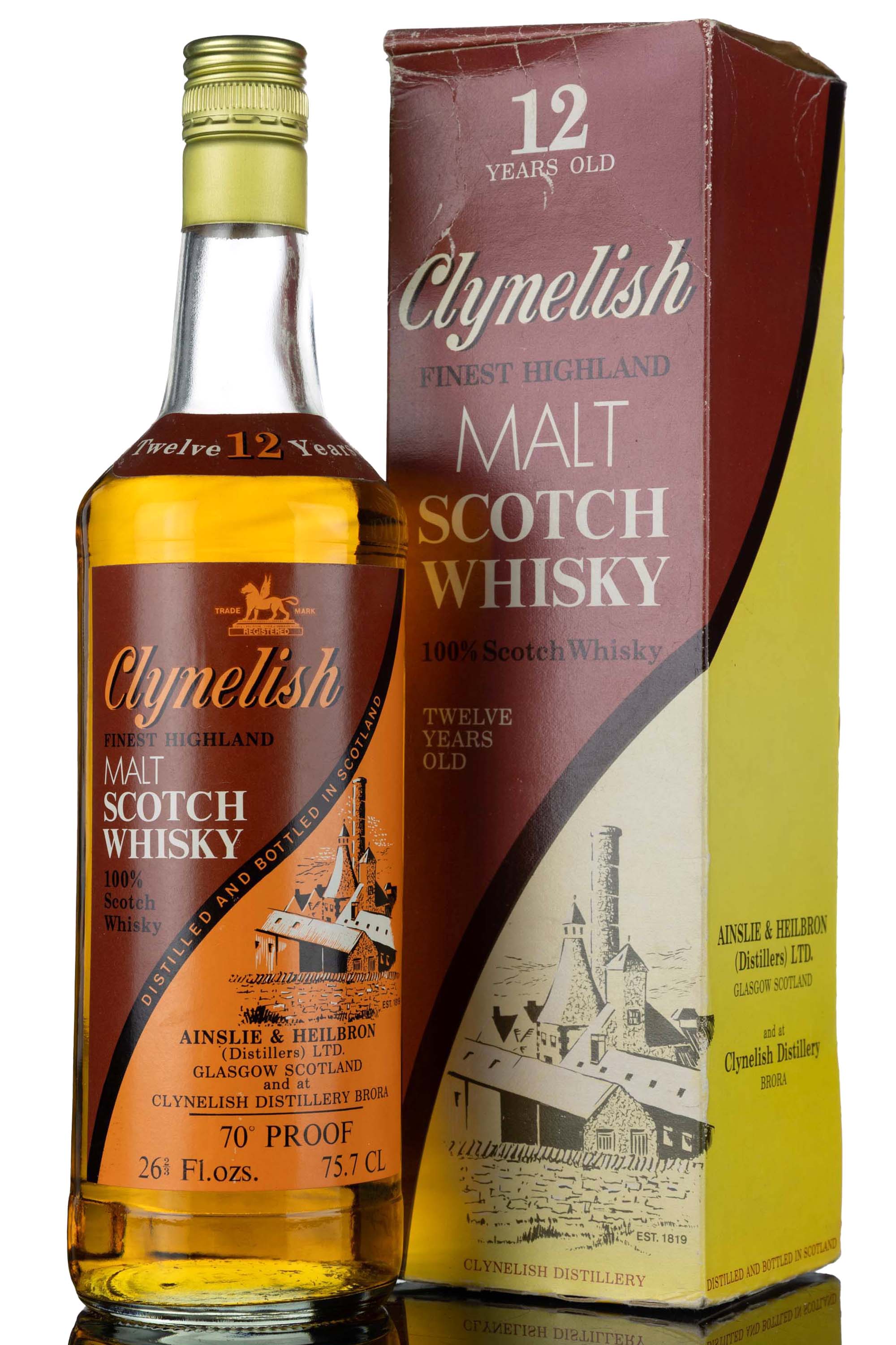 Clynelish 12 Year Old - Ainslie & Heilbron - Late 1970s