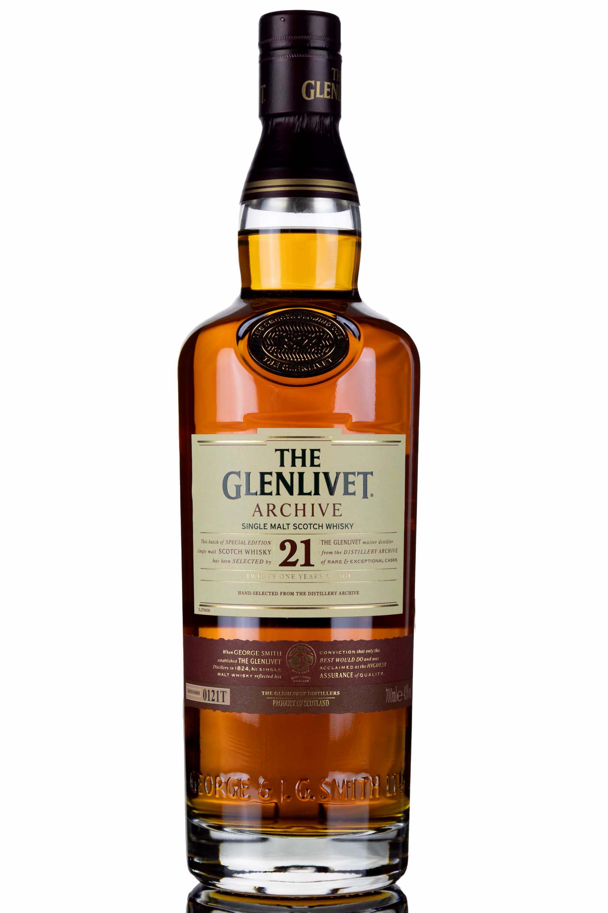 Glenlivet 21 Year Old - Archive - Small Batch - 2021 Release