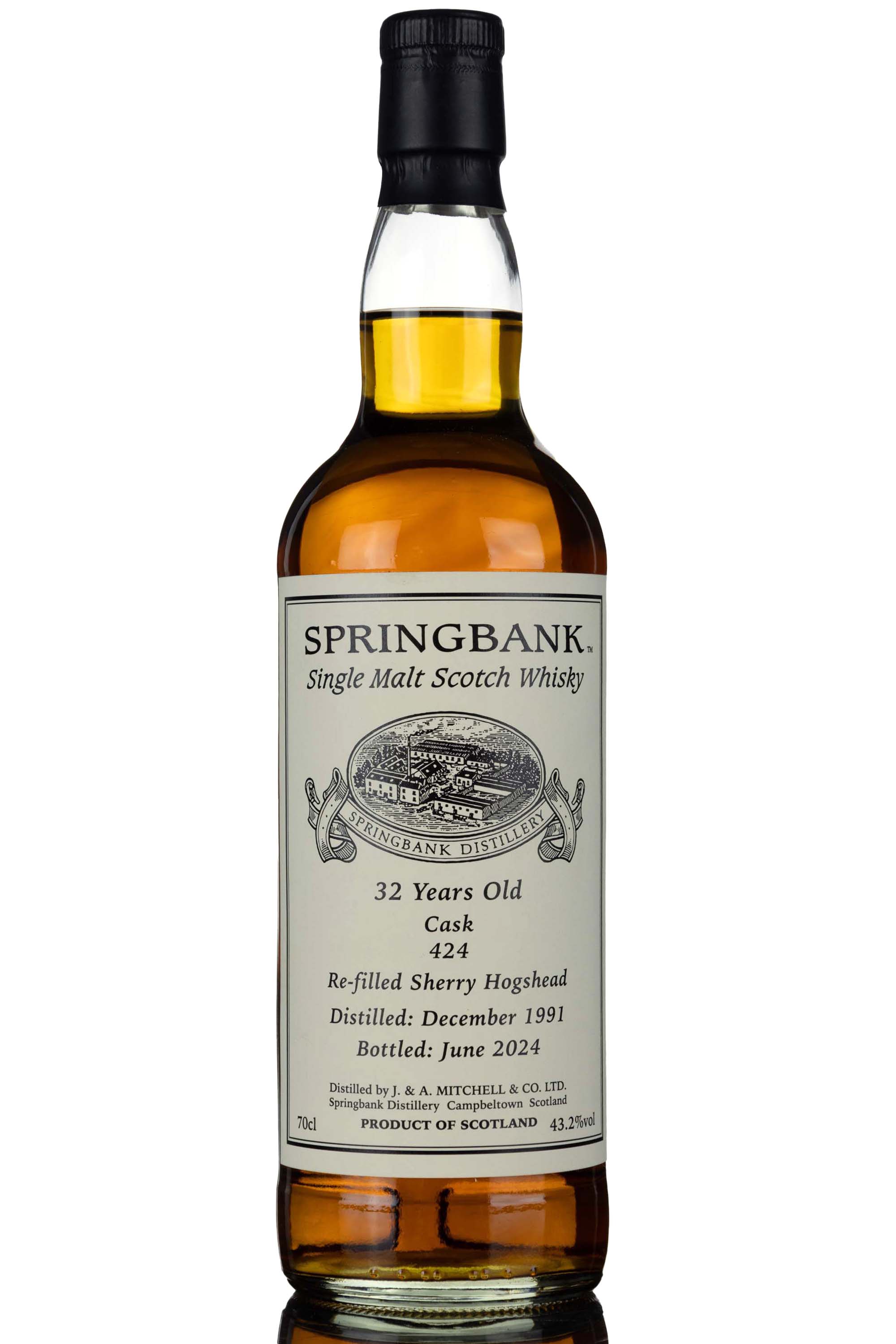 Springbank 1991-2024 - 32 Year Old - Single Cask 424 - Private Bottling