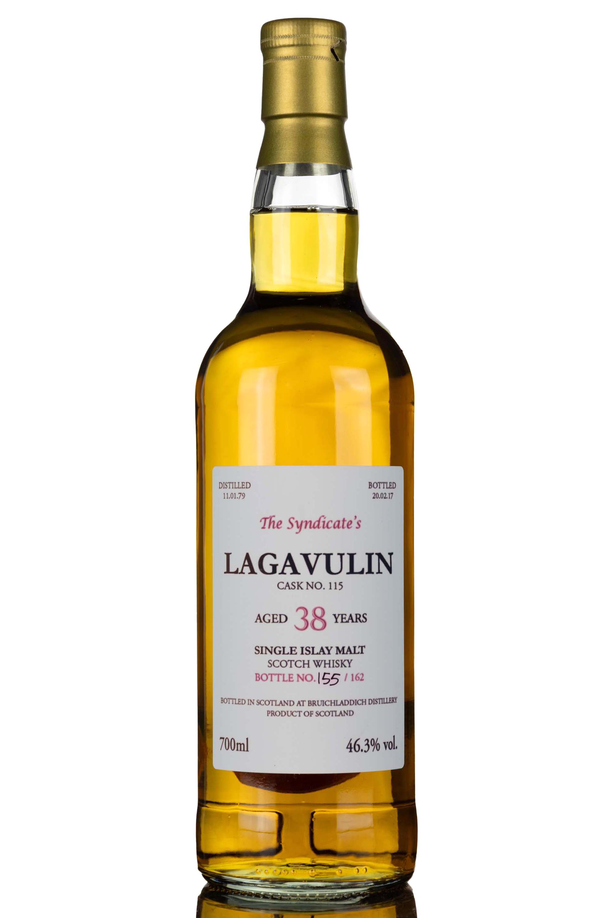Lagavulin 1979-2017 - 38 Year Old - The Syndicates - Single Cask 115