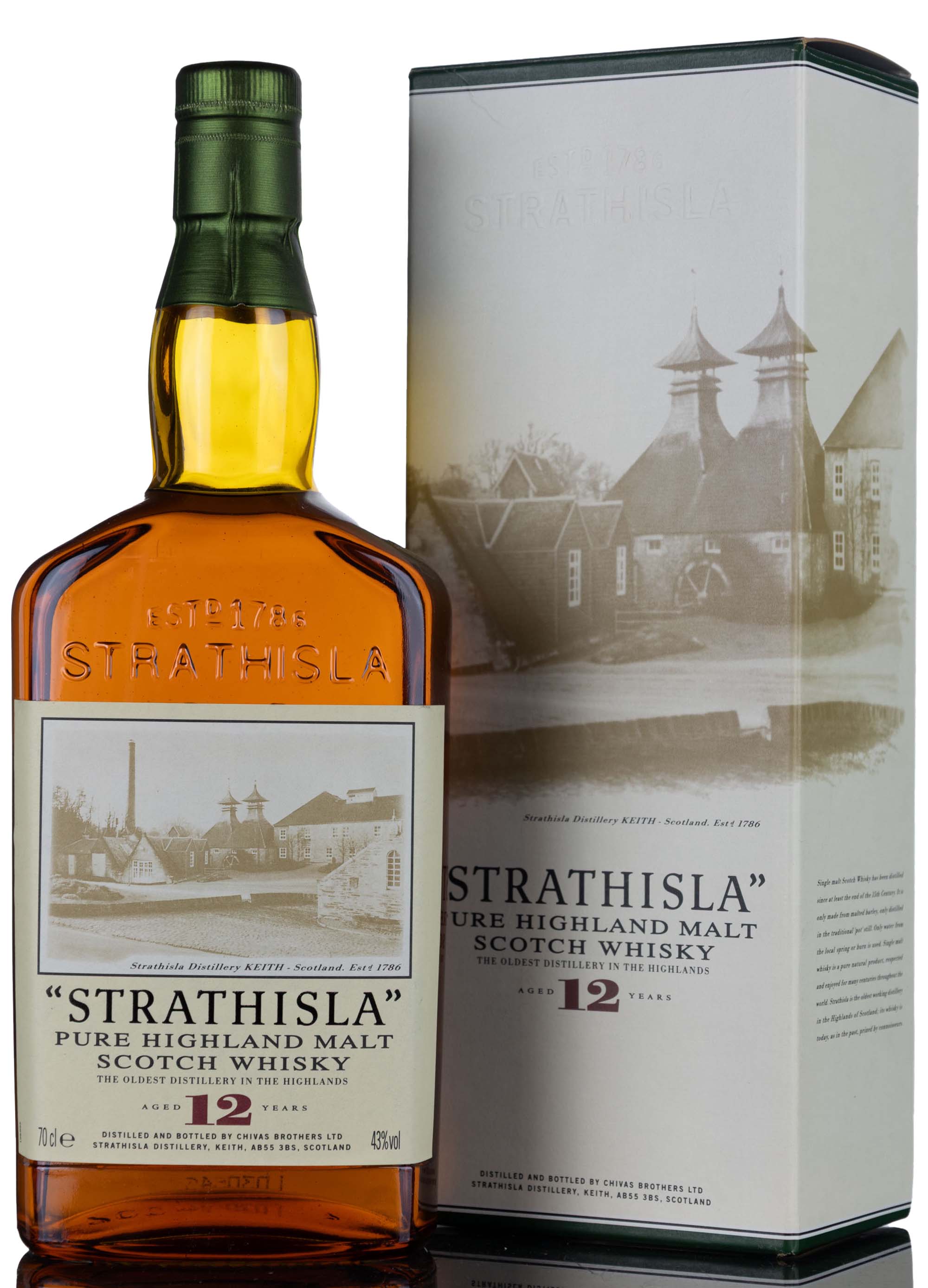 Strathisla 12 Year Old - Circa 2000