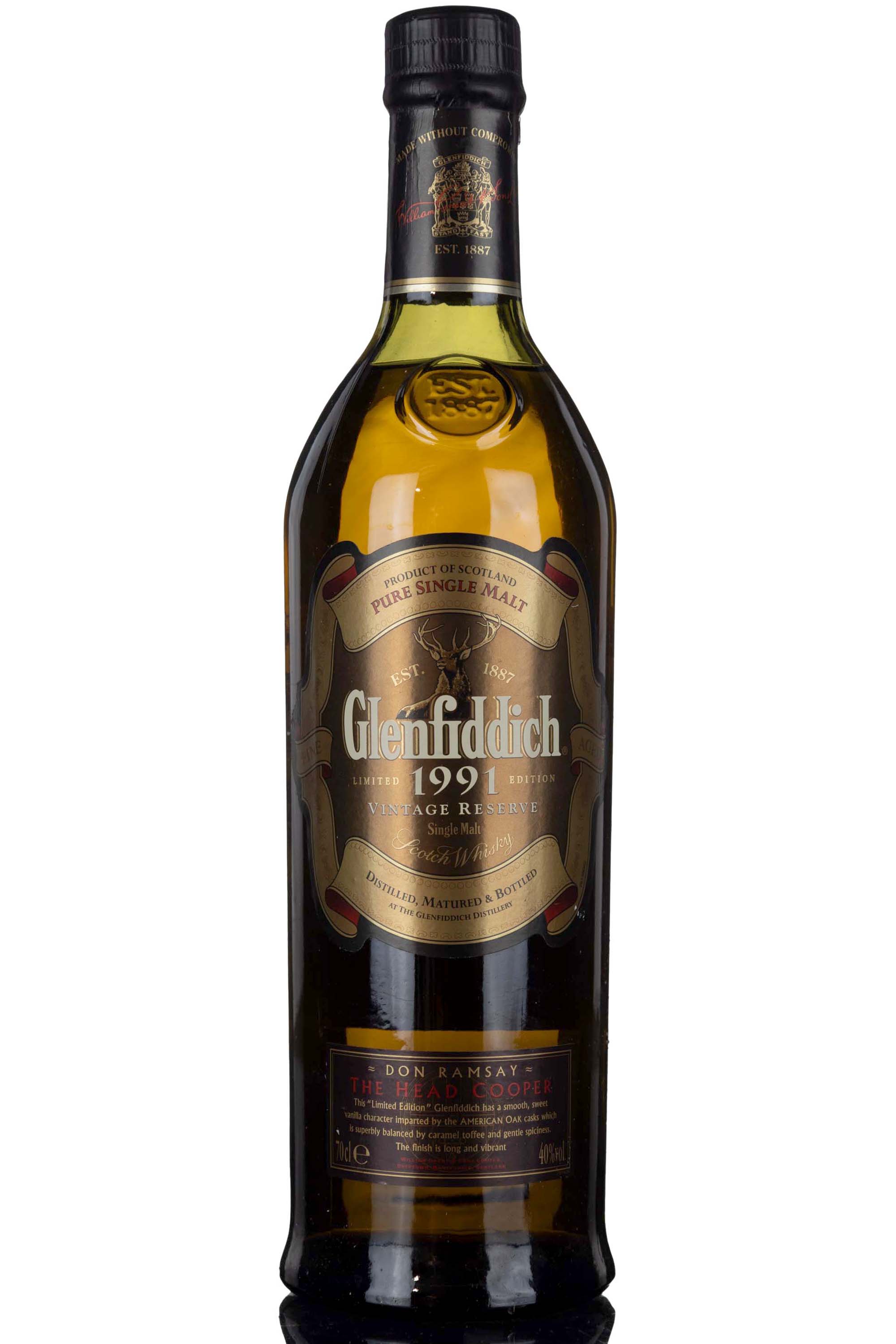 Glenfiddich 1991-2004 - Vintage Reserve - Don Ramsay 30th Anniversary