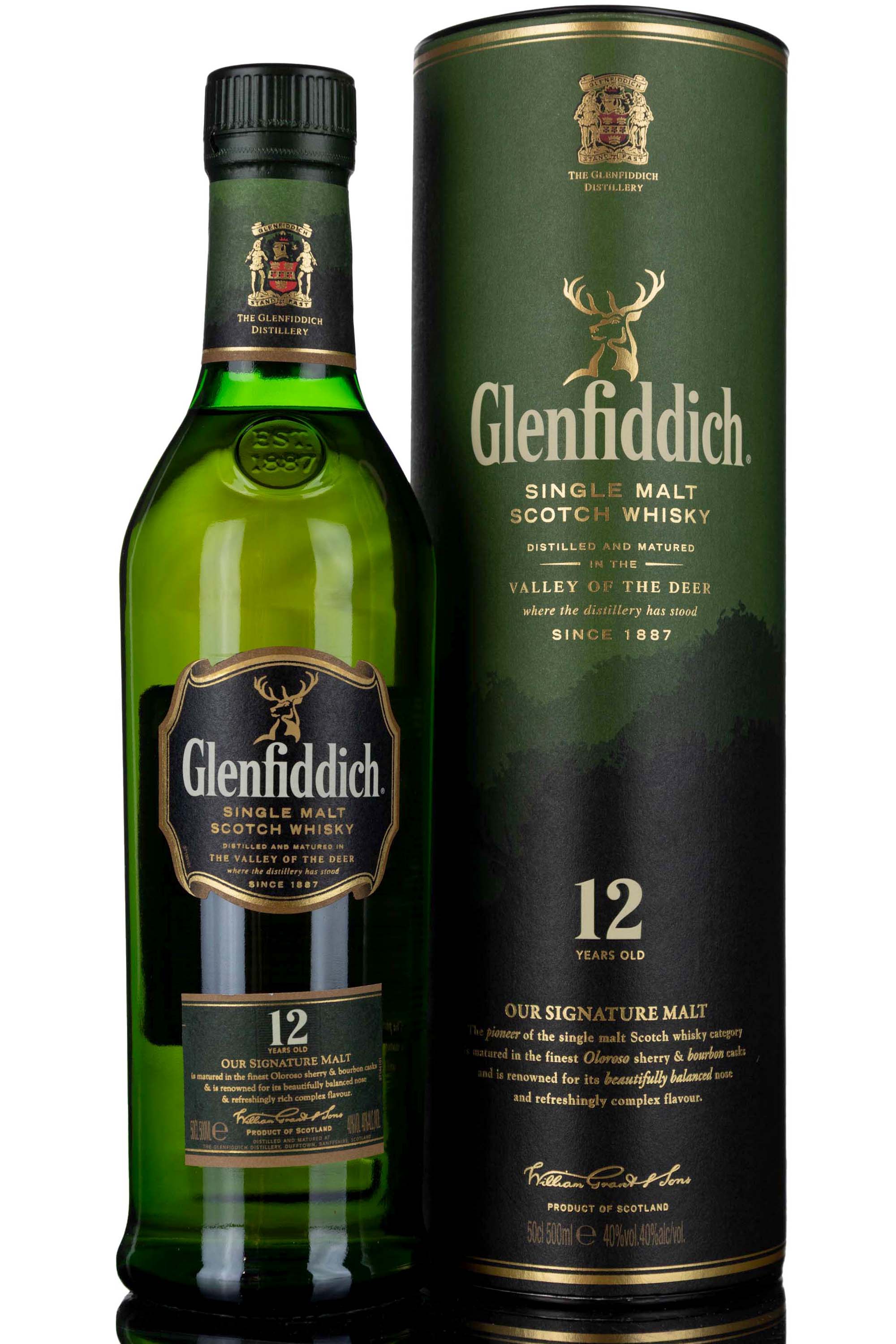 Glenfiddich 12 Year Old - Half Bottle