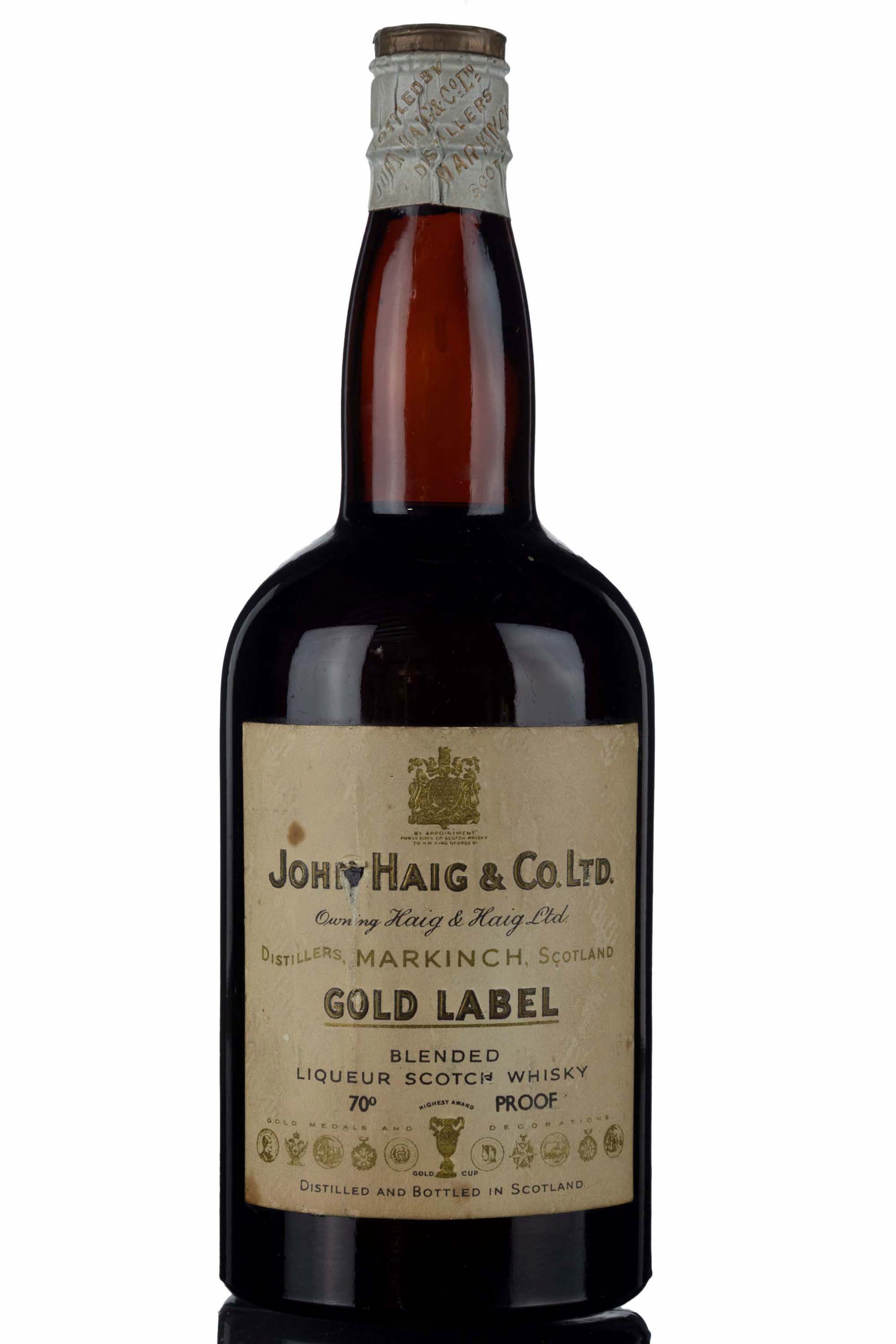 Haig Gold Label Liqueur - Circa 1940