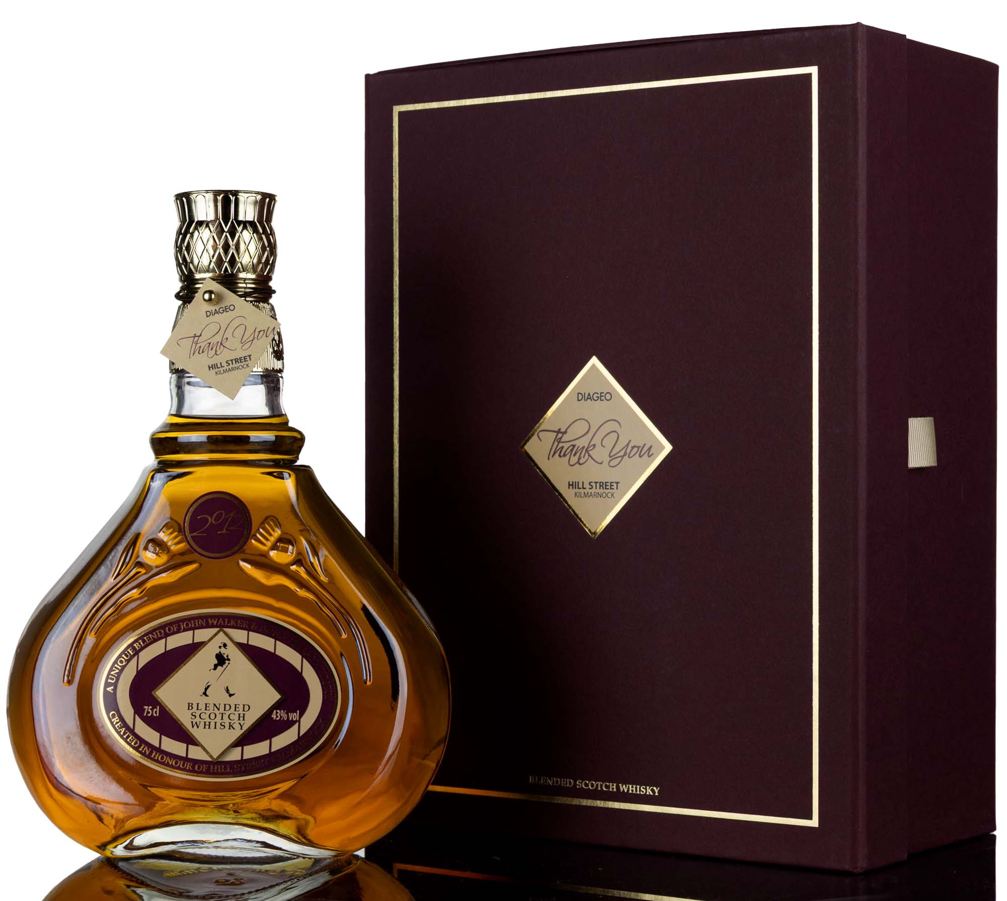 Johnnie Walker Diageo Thank You Hill Street Kilmarnock